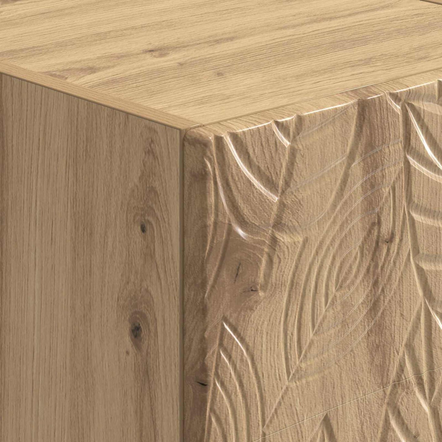 vidaXL Ντουλάπι TV 102 x 34,5 x 50 εκ. Artisan Δρυς Επεξεργασμένο Ξύλο