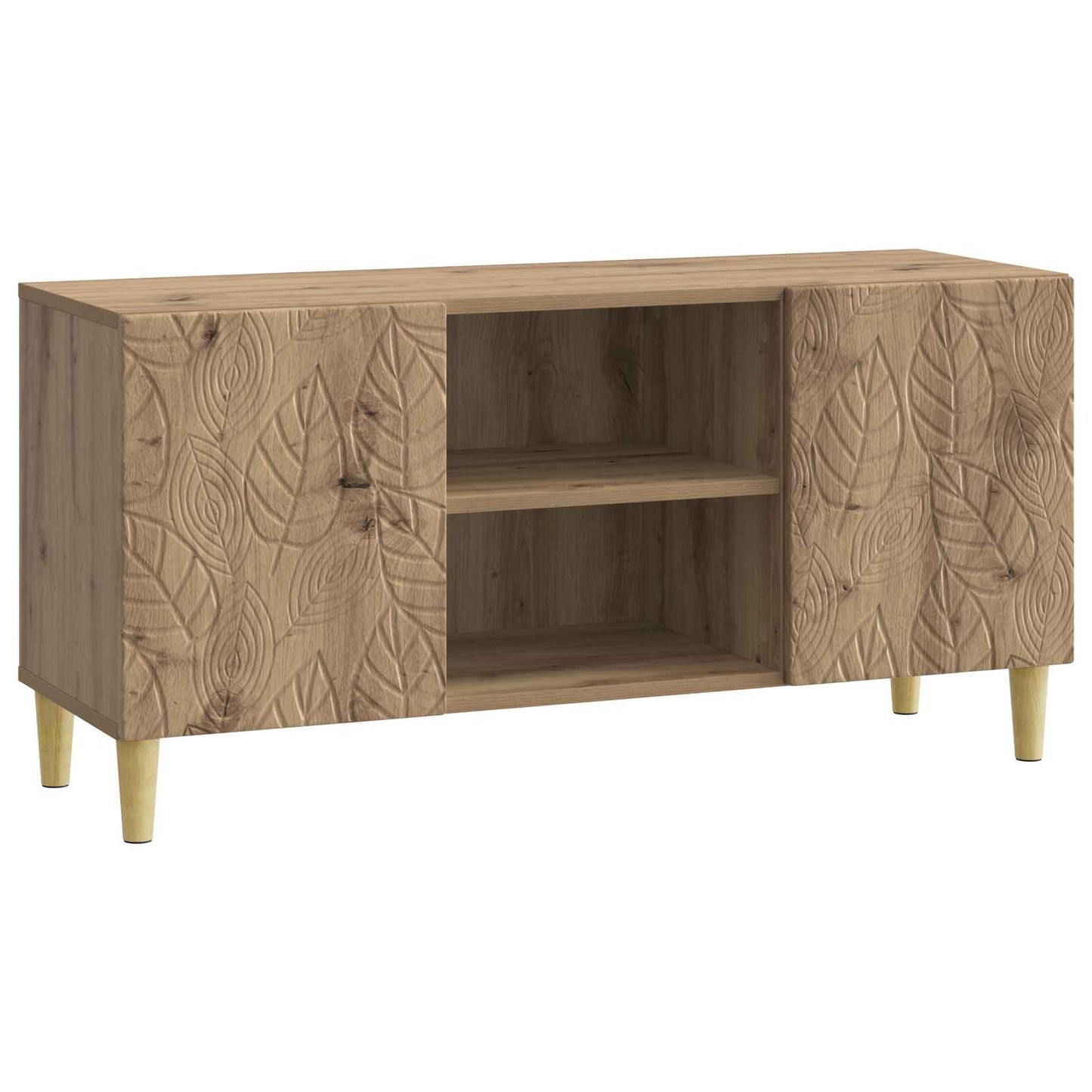 vidaXL Ντουλάπι TV 102 x 34,5 x 50 εκ. Artisan Δρυς Επεξεργασμένο Ξύλο