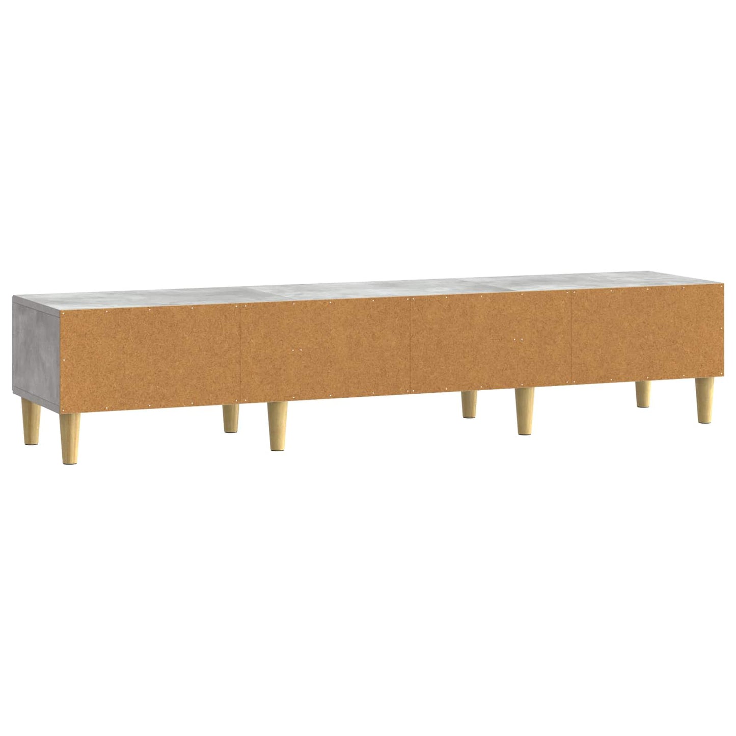 vidaXL Ντουλάπι TV 147 x 34,5 x 30 εκ Γκρι Σκυροδέματος