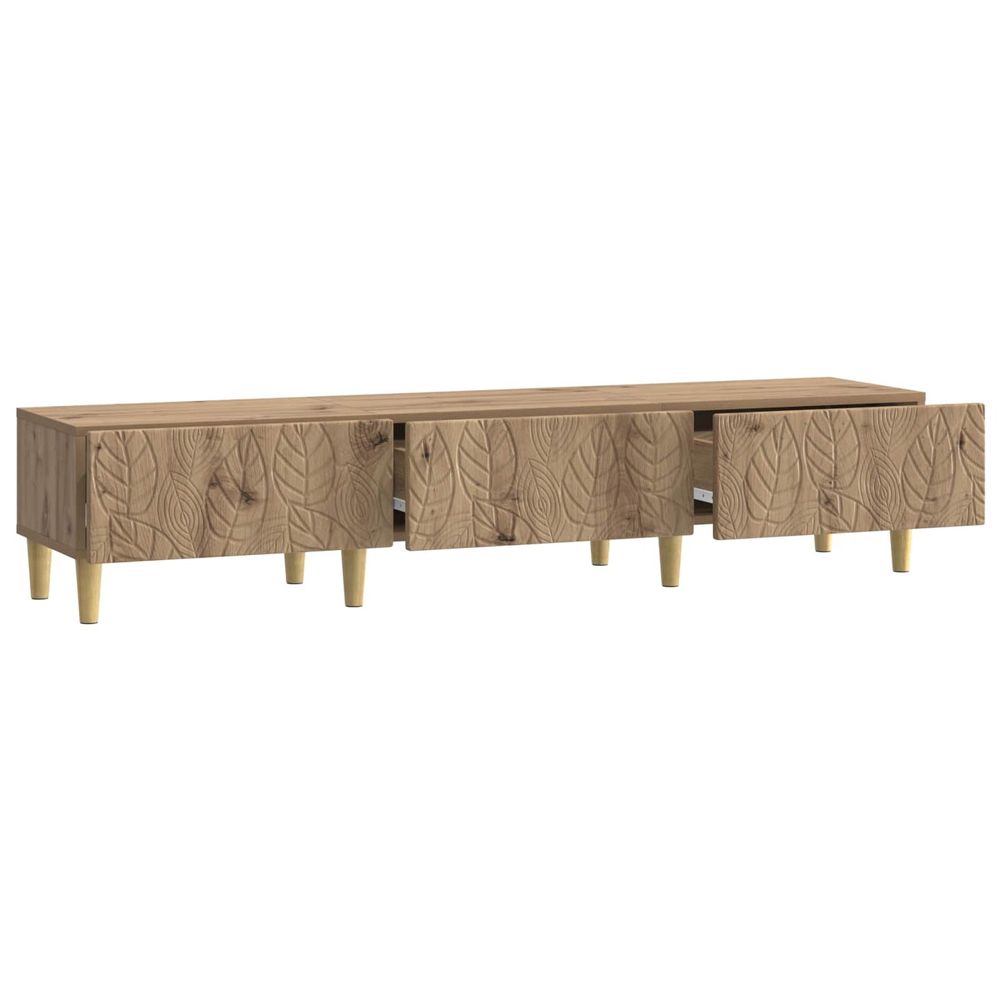 vidaXL Ντουλάπι TV 147 x 34,5 x 30 εκ Artisan Δρυς Επεξεργασμένο Ξύλο