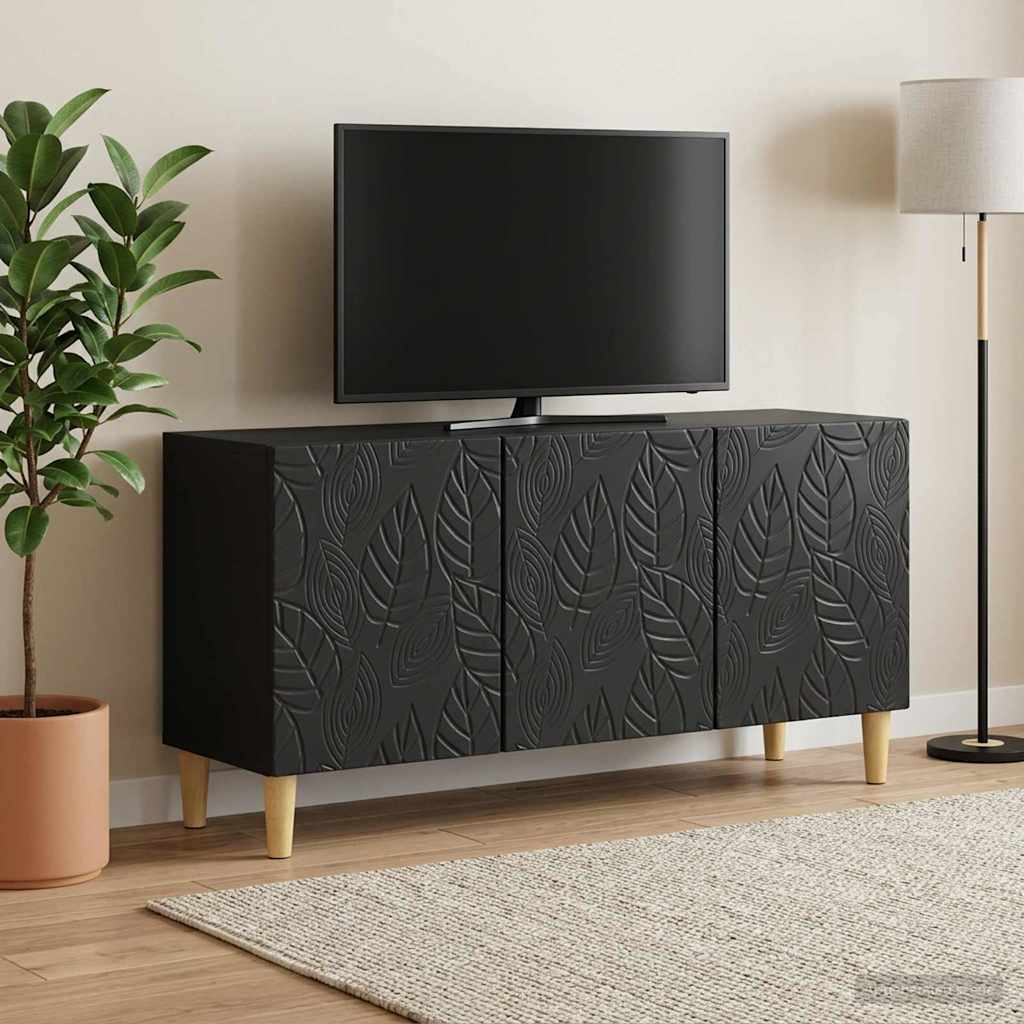 vidaXL Ντουλάπι TV 99 x 34,5 x 50 εκ. Μαύρο Επεξεργασμένο Ξύλο