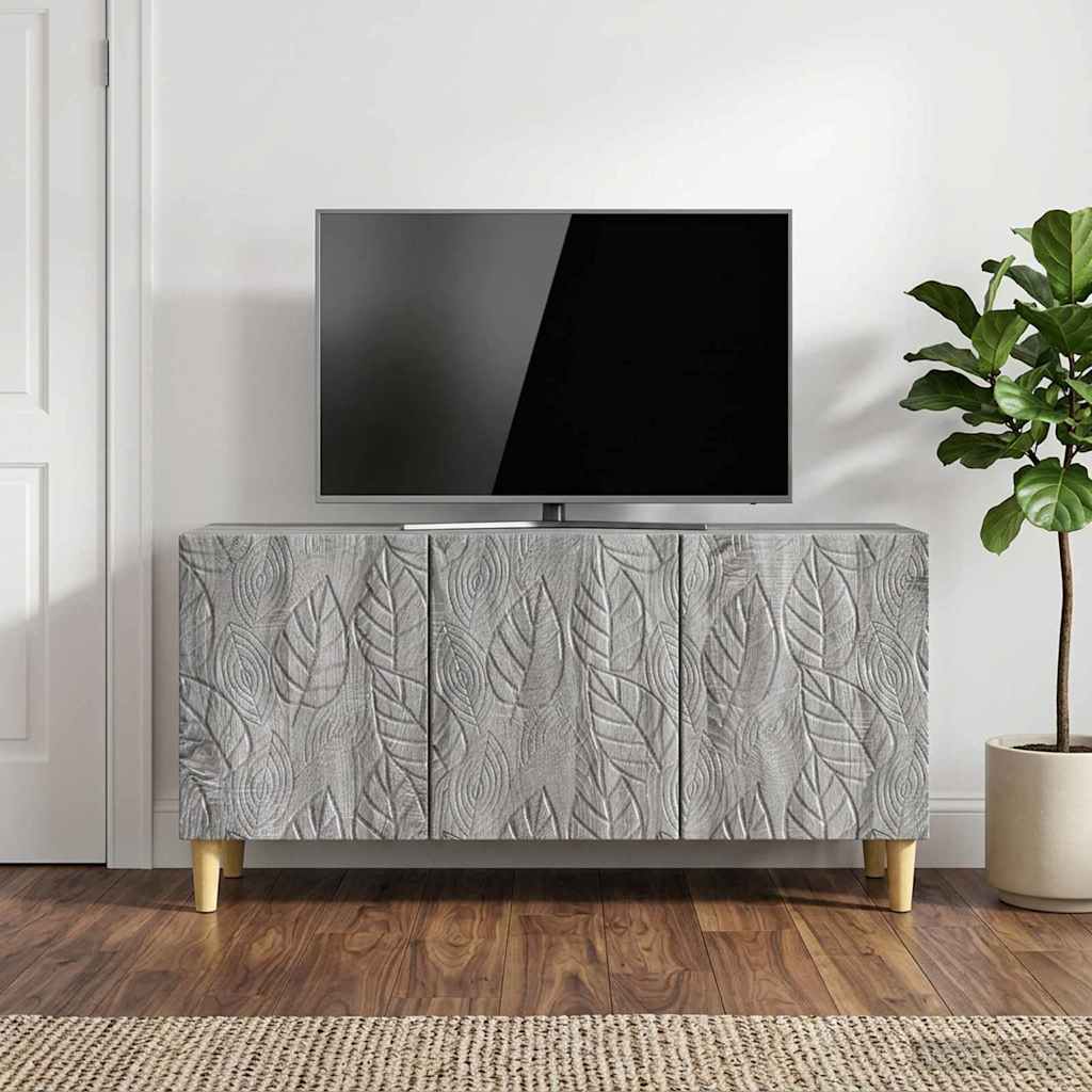 vidaXL Ντουλάπι TV 99 x 34,5 x 50 εκ. Γκρι Sonoma Επεξεργασμένο Ξύλο