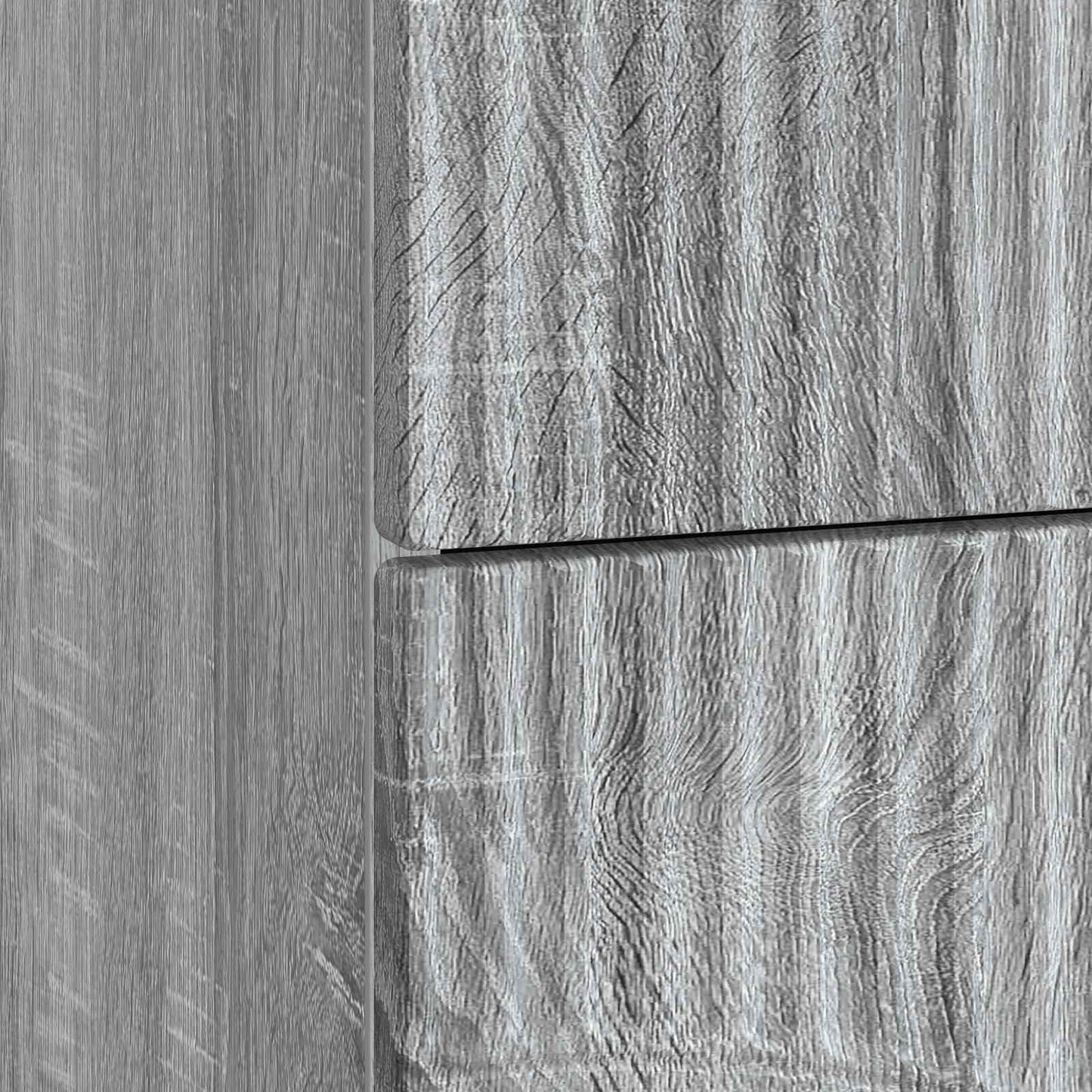 vidaXL Κομοδίνο Γκρι Sonoma 43 x 34,5 x 44,5 εκ Επεξεργασμένο Ξύλο