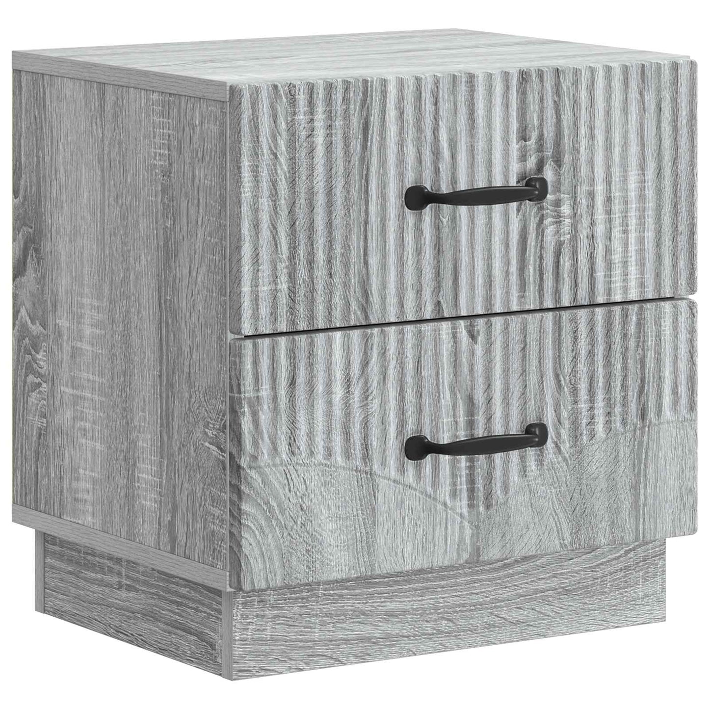 vidaXL Κομοδίνο Γκρι Sonoma 43 x 34,5 x 44,5 εκ Επεξεργασμένο Ξύλο