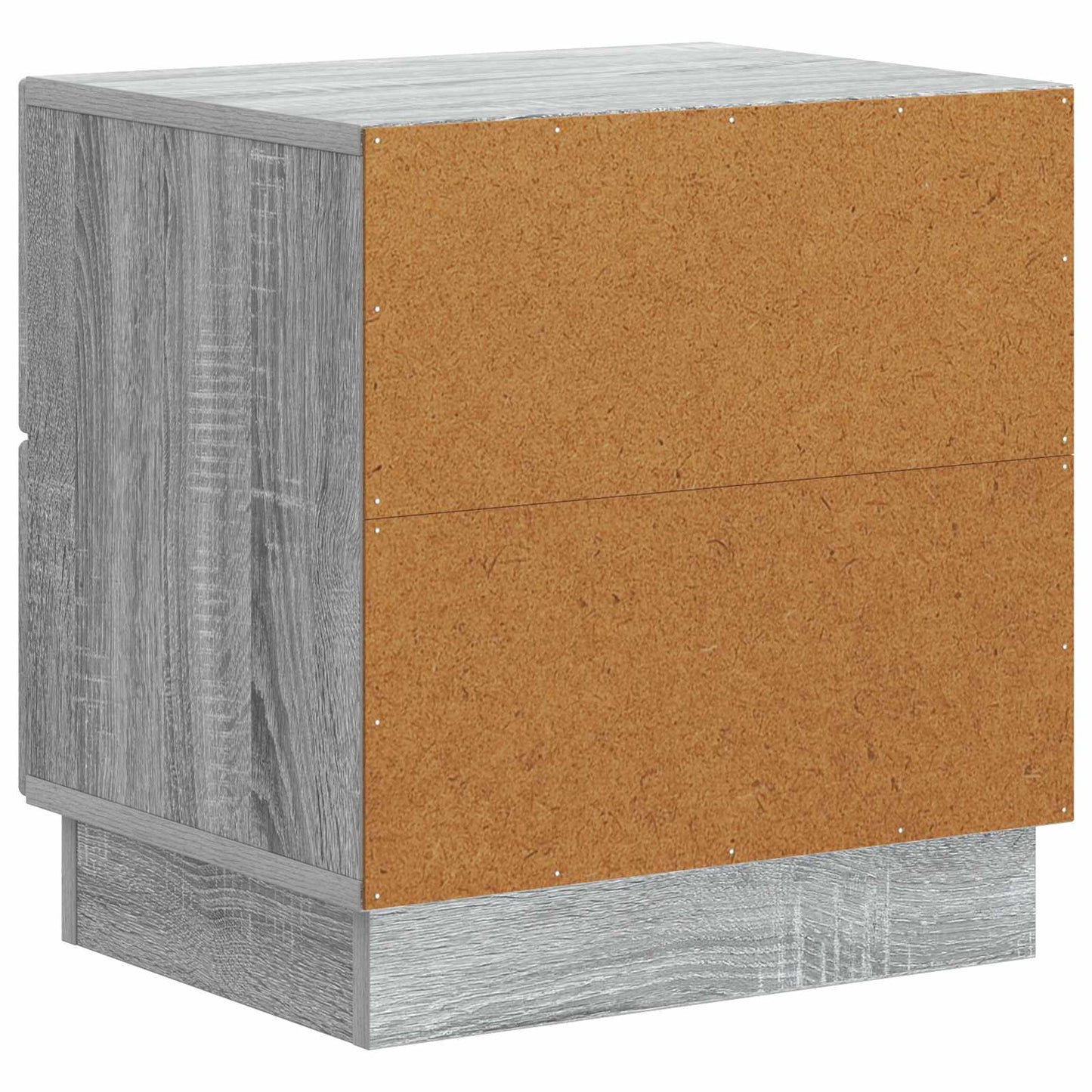 vidaXL Κομοδίνο Γκρι Sonoma 43 x 34,5 x 44,5 εκ Επεξεργασμένο Ξύλο