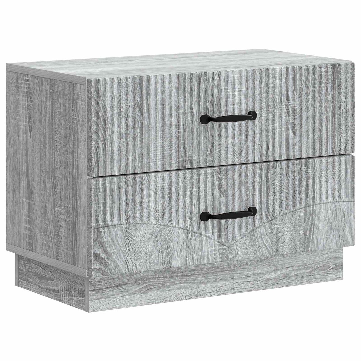 vidaXL Κομοδίνο Γκρι Sonoma 62 x 34,5 x 44,5 εκ Επεξεργασμένο Ξύλο