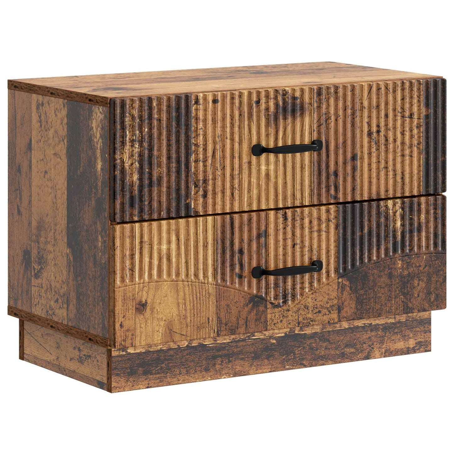 vidaXL Κομοδίνο Παλαιωμένο ξύλο 62 x 34,5 x 44,5 εκ Επεξεργασμένο Ξύλο