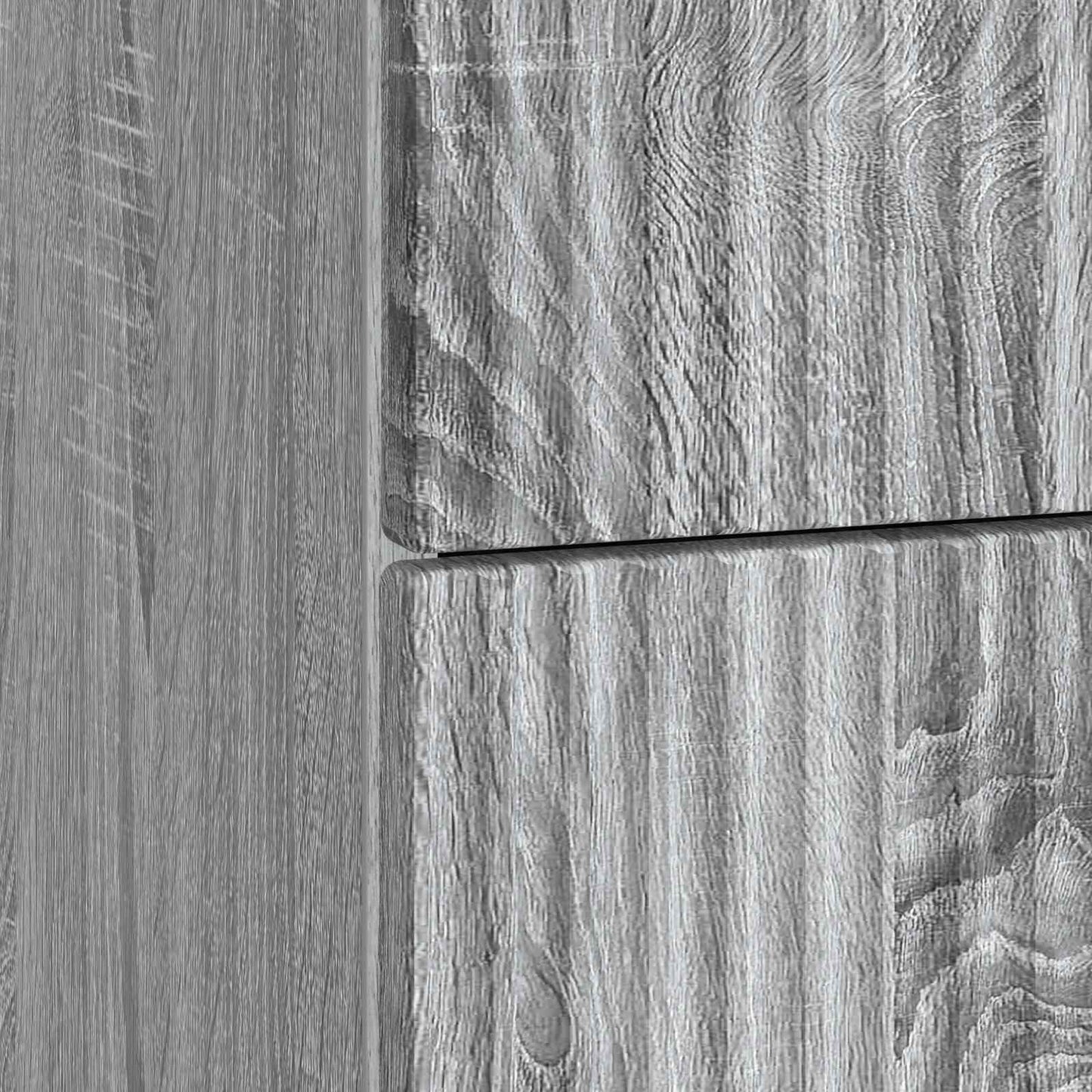 vidaXL Κομοδίνο Γκρι Sonoma 43 x 41 x 63,5 εκ. Επεξεργασμένο Ξύλο