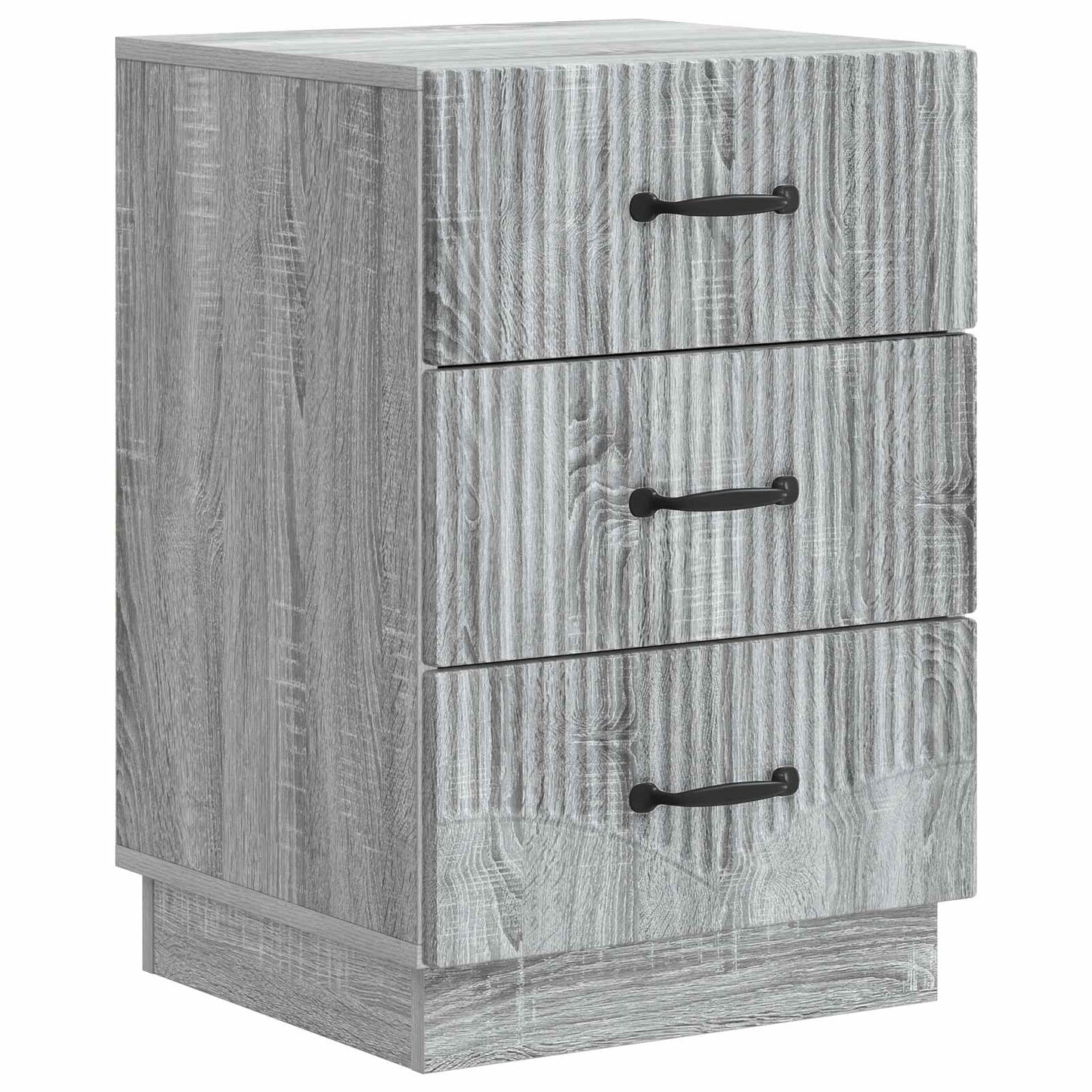 vidaXL Κομοδίνο Γκρι Sonoma 43 x 41 x 63,5 εκ. Επεξεργασμένο Ξύλο