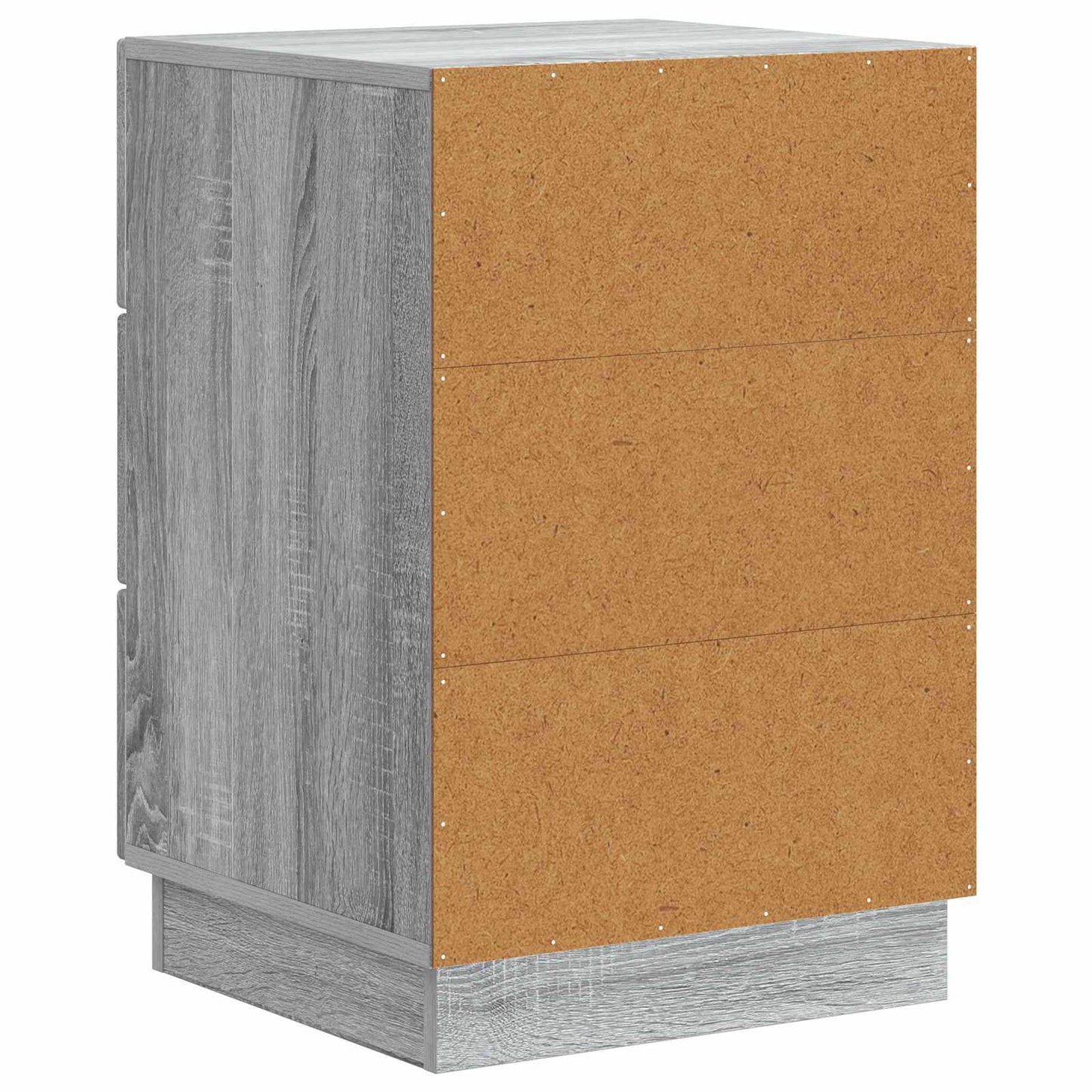 vidaXL Κομοδίνο Γκρι Sonoma 43 x 41 x 63,5 εκ. Επεξεργασμένο Ξύλο