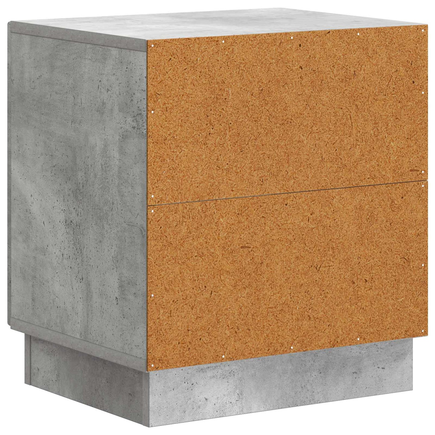 vidaXL Κομοδίνο Γκρι Μπετόν 43 x 34,5 x 47 εκ. Επεξεργασμένο Ξύλο
