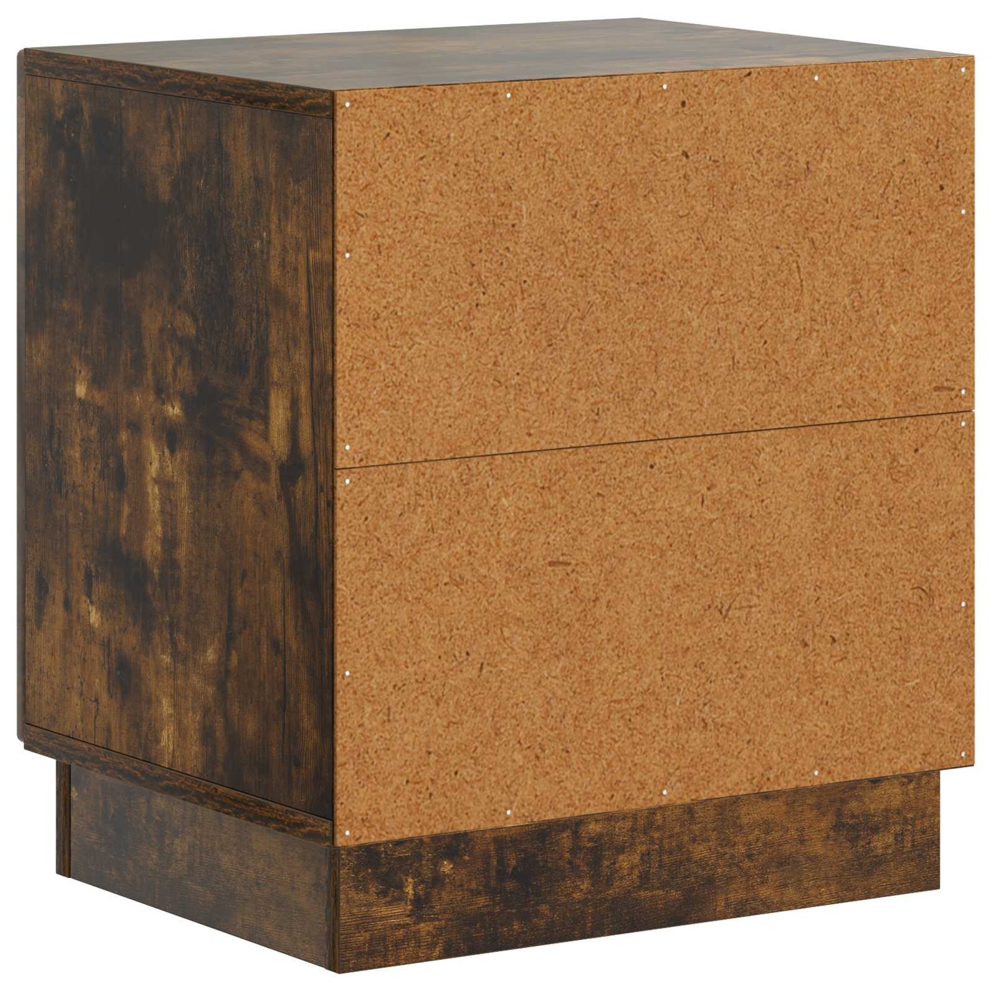 vidaXL Κομοδίνο 2 τμχ. Καπνισμένο Ξύλο Δρυός 43 x 34,5 x 47 εκ.