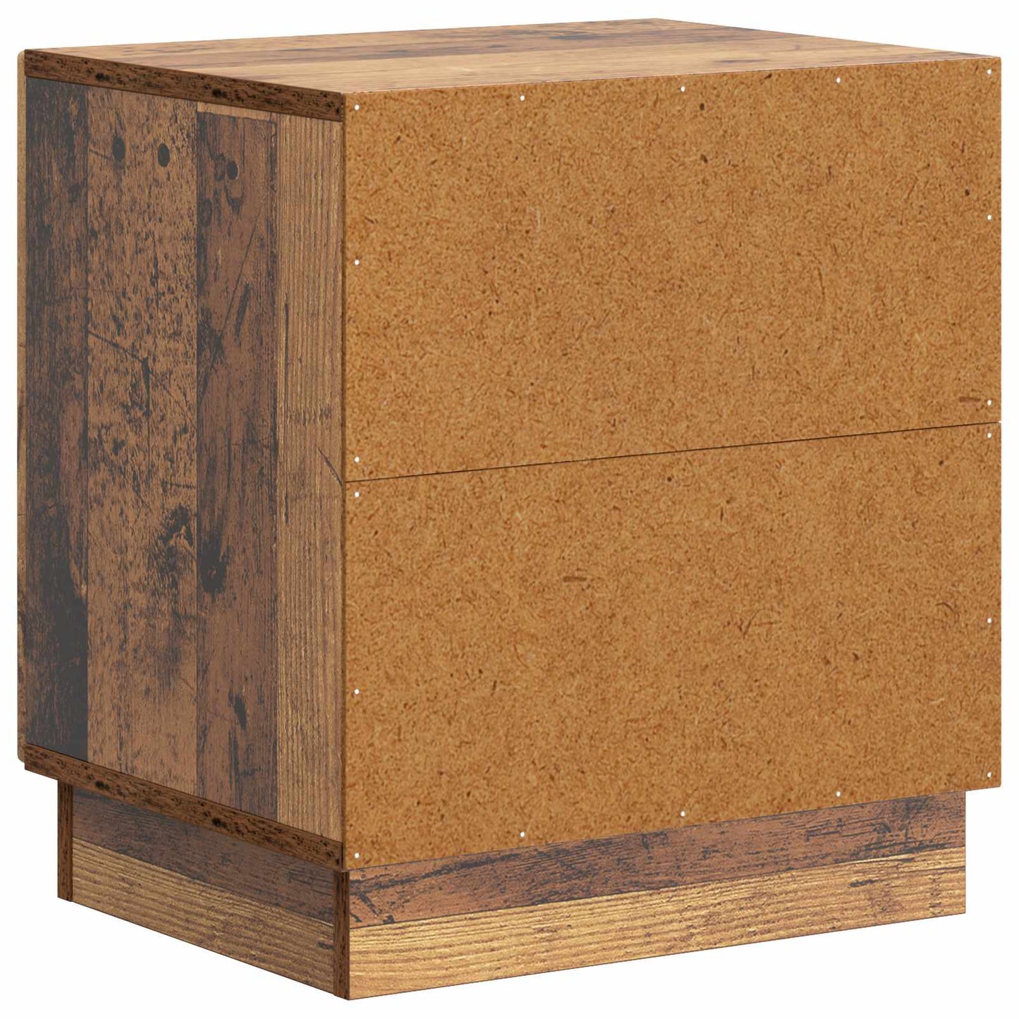 vidaXL Κομοδίνο 2 τμχ. Παλαιωμένο ξύλο 43 x 34,5 x 47 εκ.
