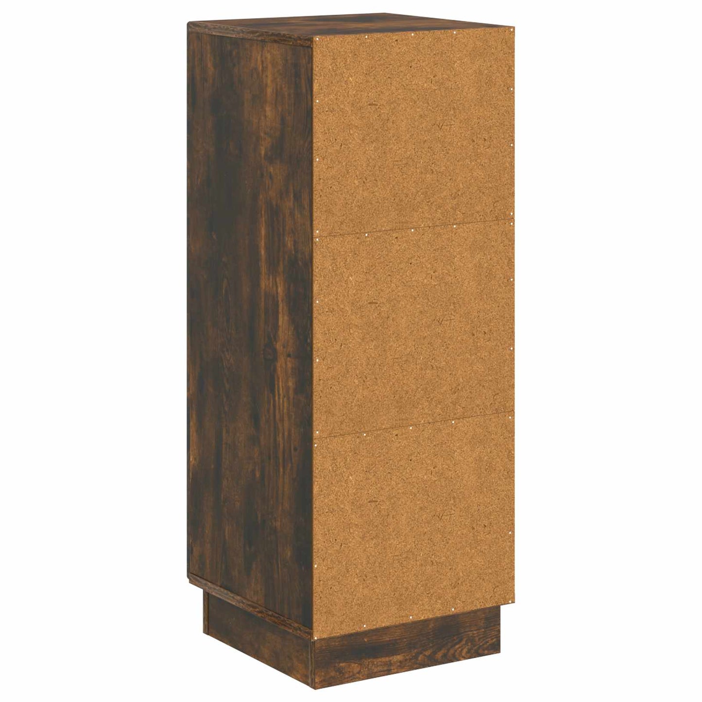 vidaXL Πλαϊνό γραφείο Καπνισμένο Ξύλο Δρυός 33 x 34,5 x 87 εκ.