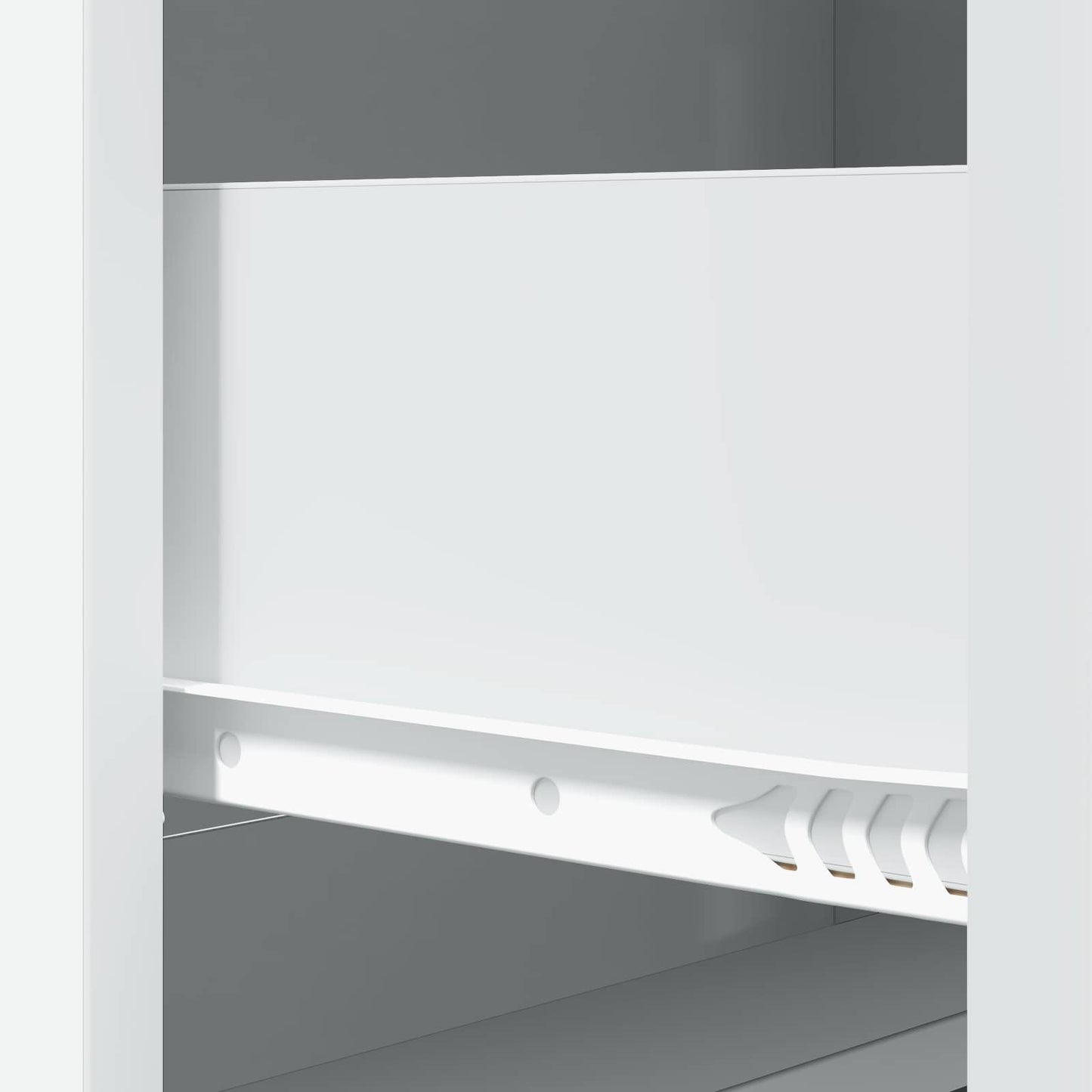 vidaXL Ντουλάπι με Συρτάρια Λευκό 66 x 34,5 x 87 εκ.
