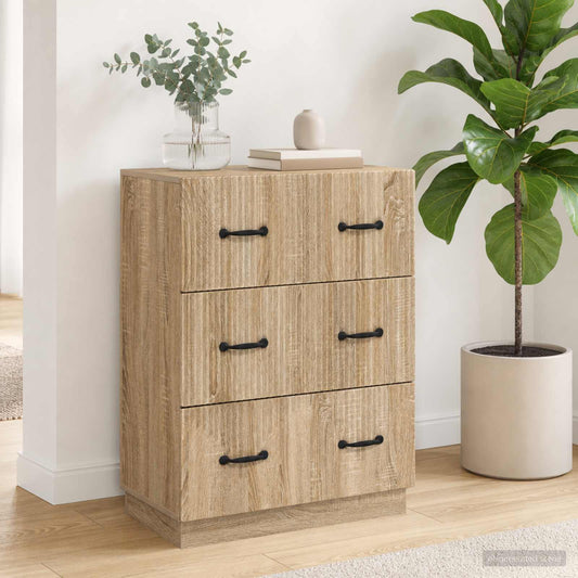 vidaXL Ντουλάπι με Συρτάρια Sonoma Δρυς 66 x 34,5 x 87 εκ.
