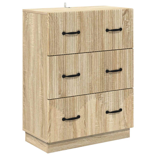vidaXL Ντουλάπι με Συρτάρια Sonoma Δρυς 66 x 34,5 x 87 εκ.