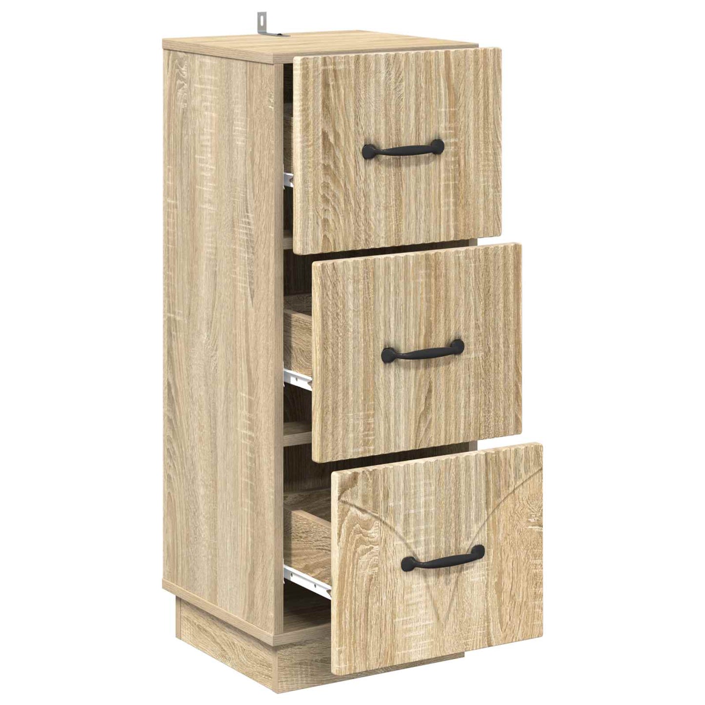 vidaXL Ντουλάπι με Συρτάρια 33 x 34,5 x 87 εκ. Επεξεργασμένο Ξύλο