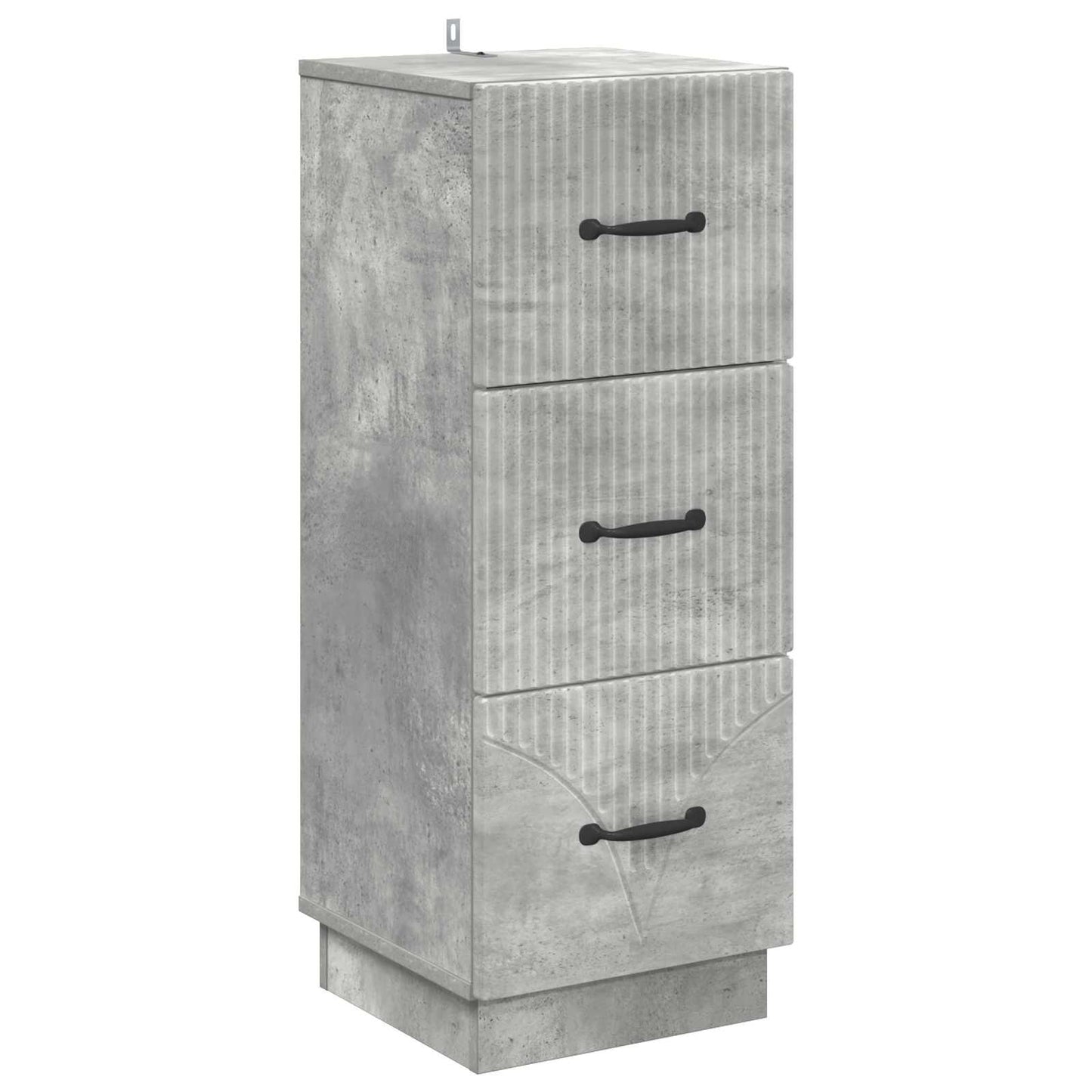 vidaXL Ντουλάπι με Συρτάρια 33 x 34,5 x 87 εκ. Επεξεργασμένο Ξύλο
