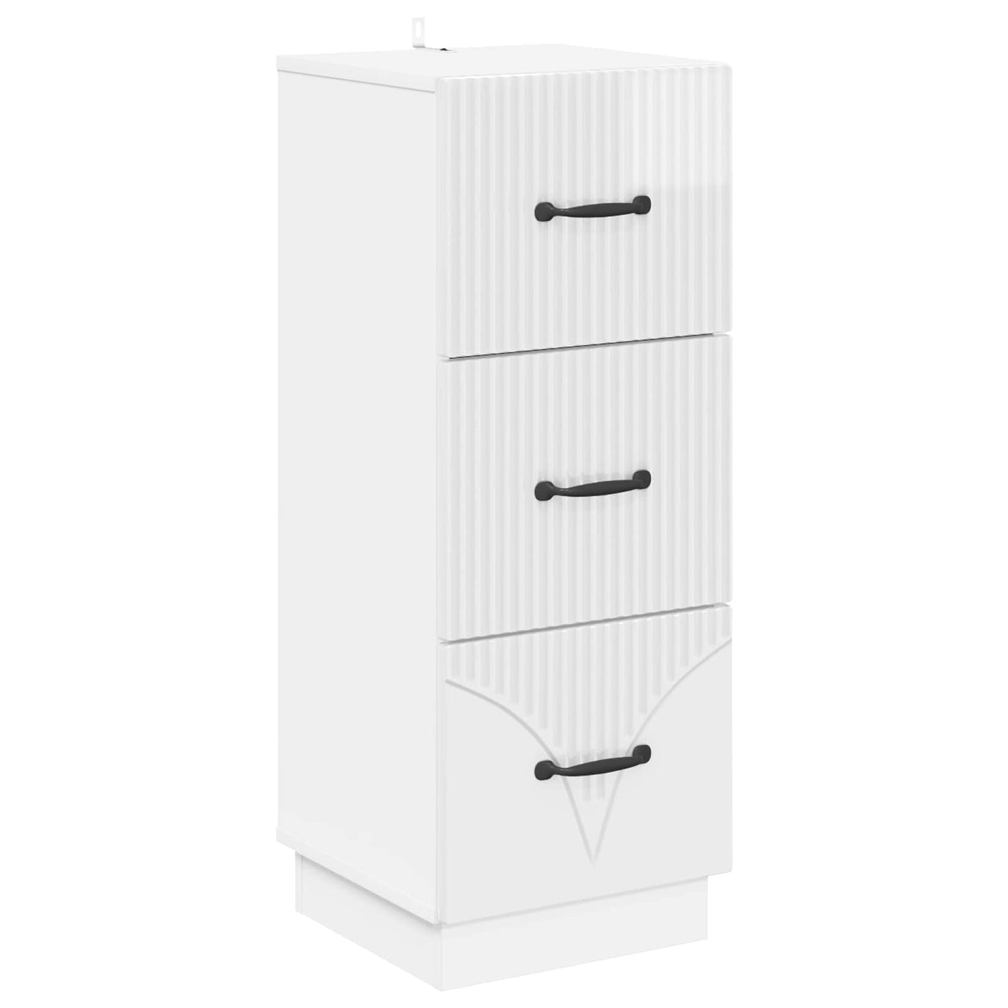 vidaXL Ντουλάπι με Συρτάρια 33 x 34,5 x 87 εκ. Επεξεργασμένο Ξύλο