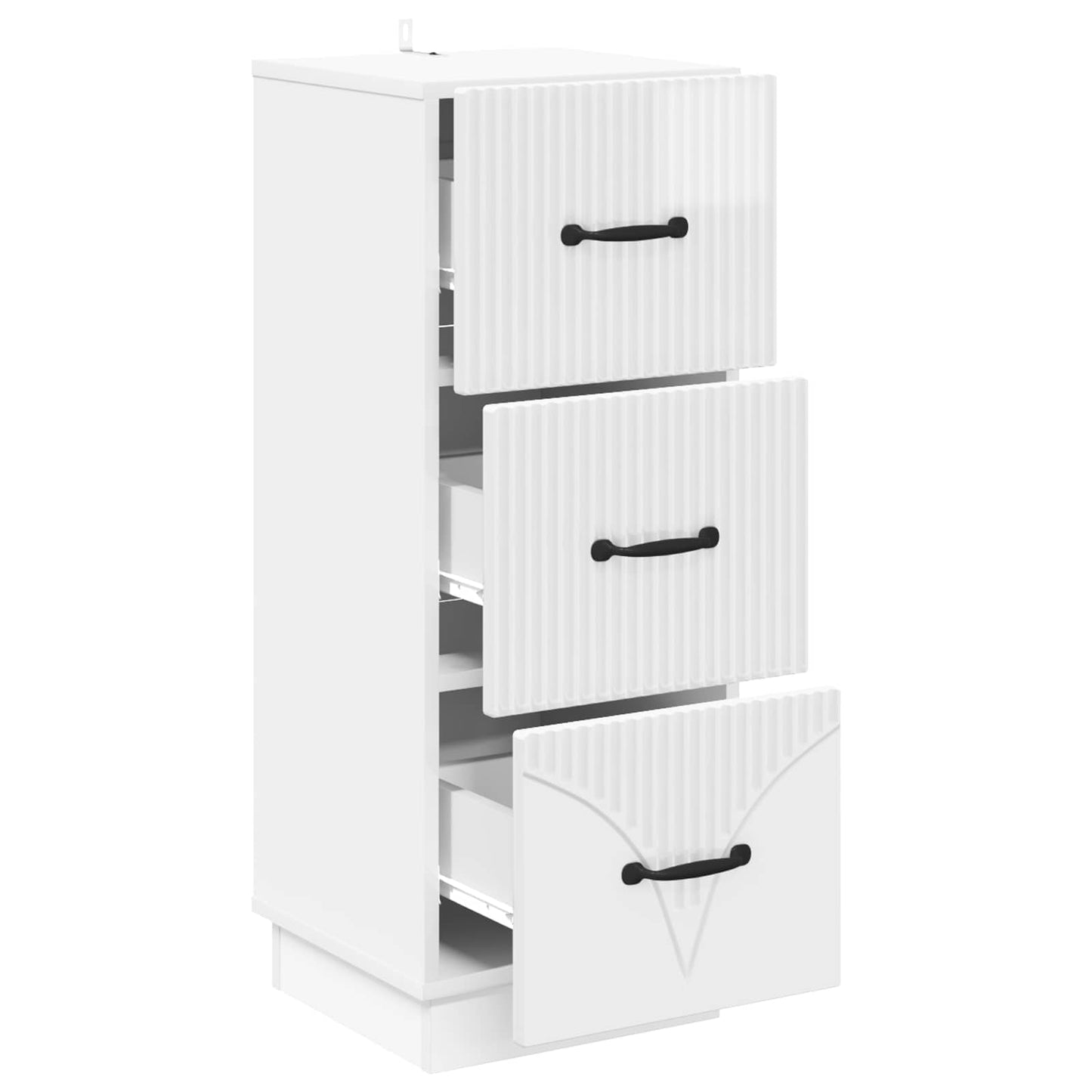vidaXL Ντουλάπι με Συρτάρια 33 x 34,5 x 87 εκ. Επεξεργασμένο Ξύλο