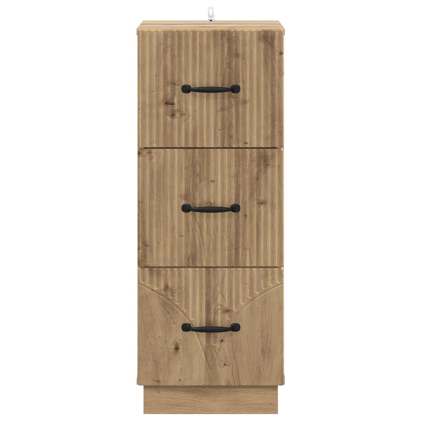 vidaXL Ντουλάπι με Συρτάρια 33 x 34,5 x 87 εκ. Επεξεργασμένο Ξύλο