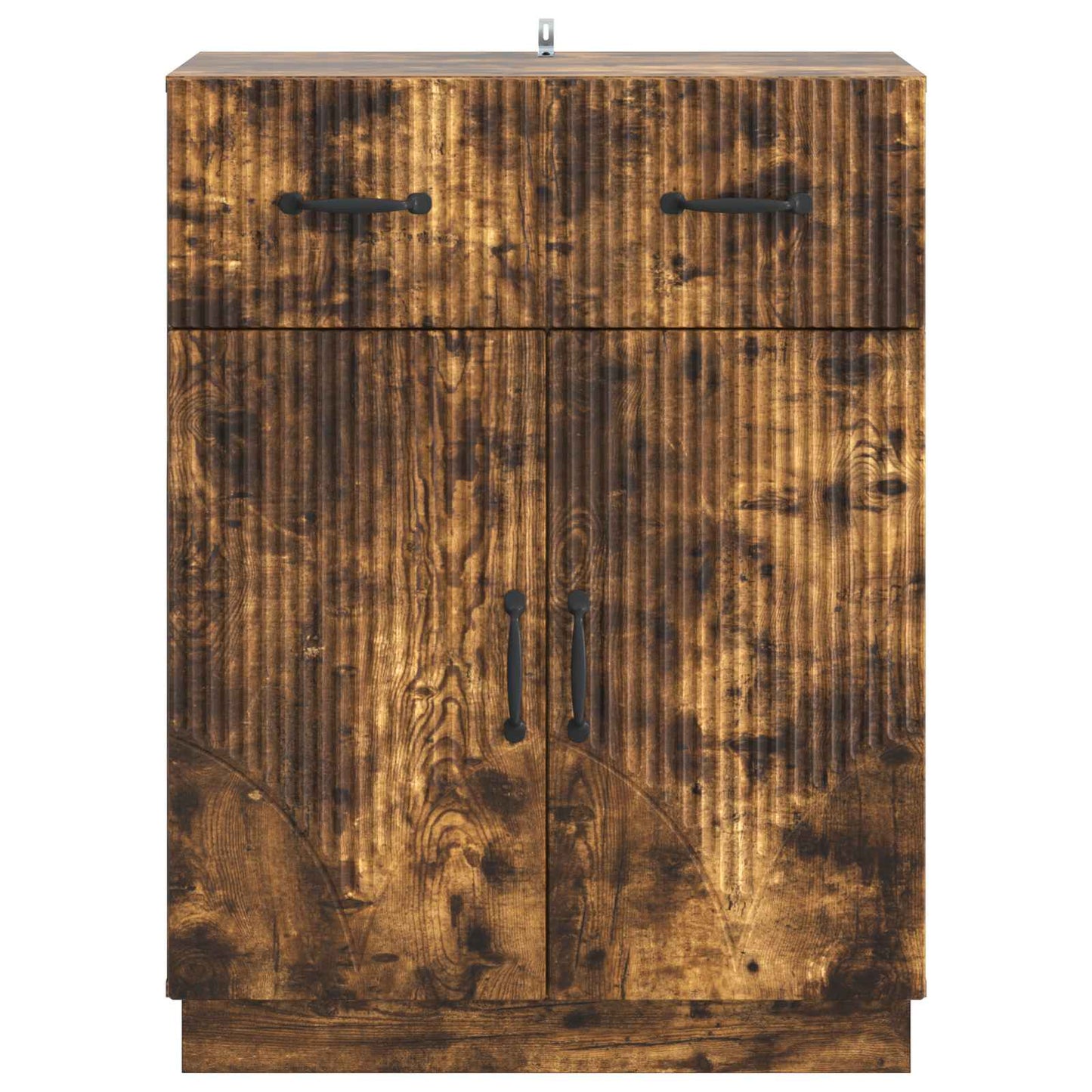 vidaXL Πλαϊνό γραφείο Καπνισμένο Ξύλο Δρυός 66 x 34,5 x 87 εκ.