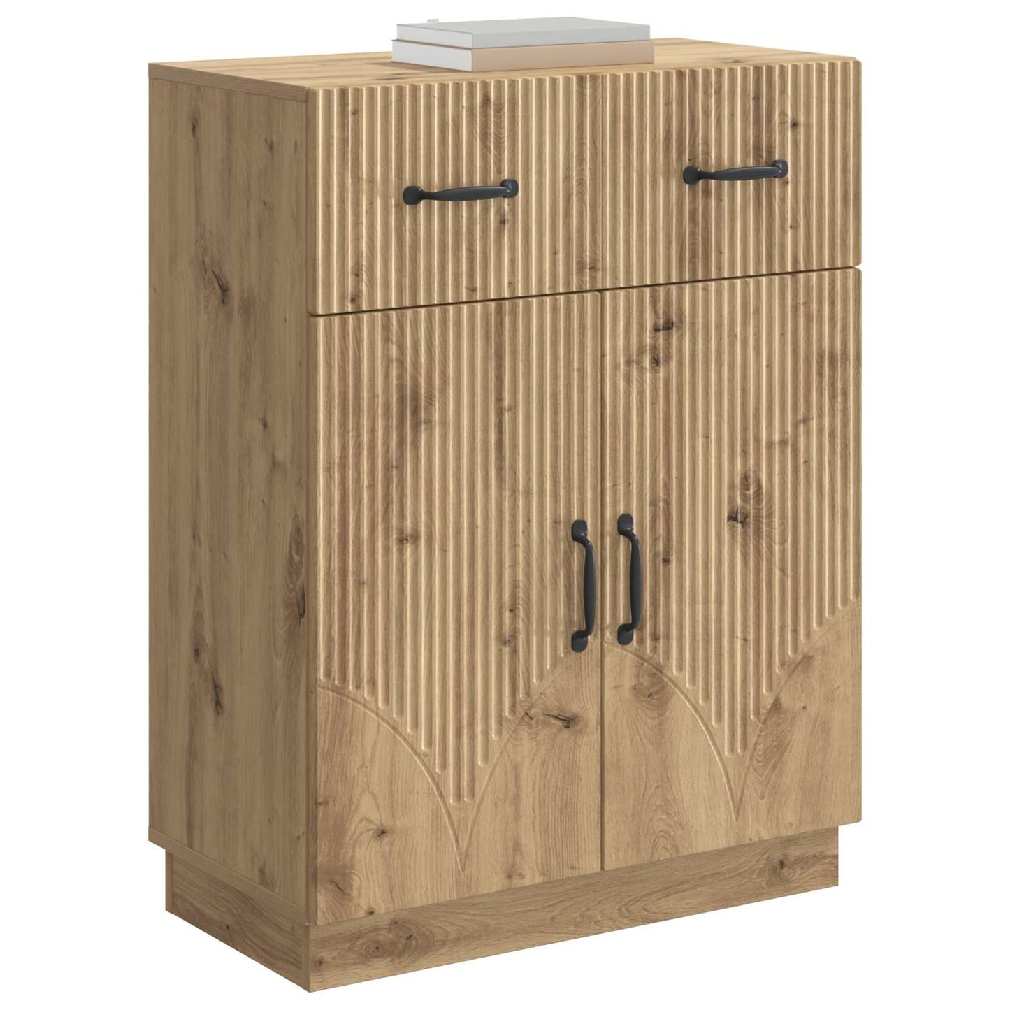 vidaXL Πλαϊνό γραφείο Artisan Δρυς 66 x 34,5 x 87 εκ.