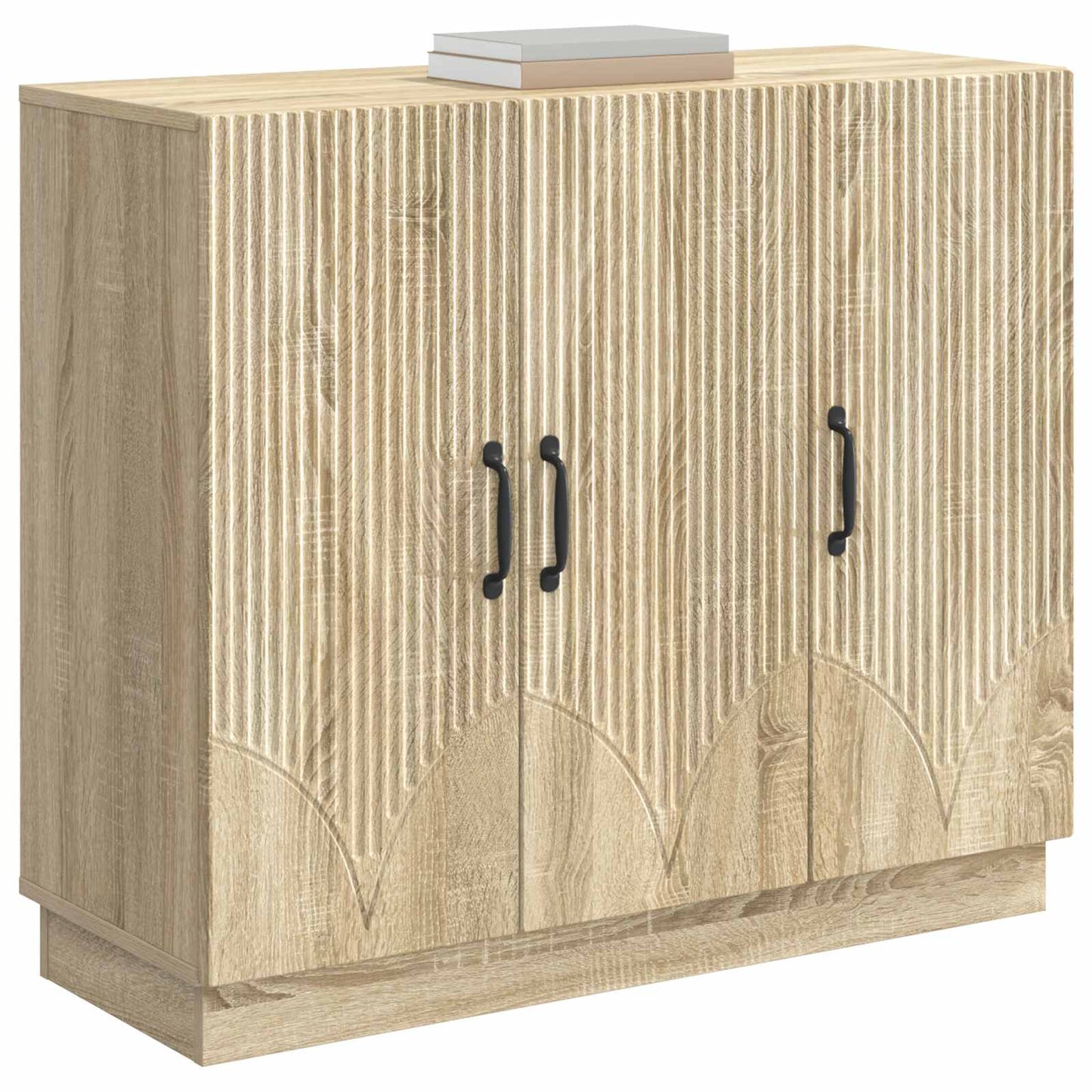 vidaXL Πλαϊνό γραφείο Sonoma Δρυς 89 x 34,5 x 77 εκ.