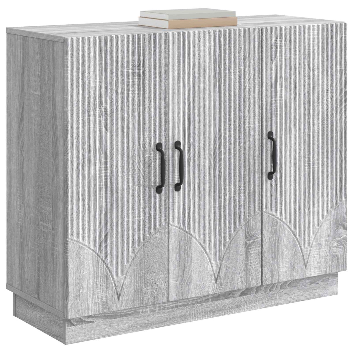 vidaXL Πλαϊνό γραφείο Γκρι Sonoma 89 x 34,5 x 77 εκ.