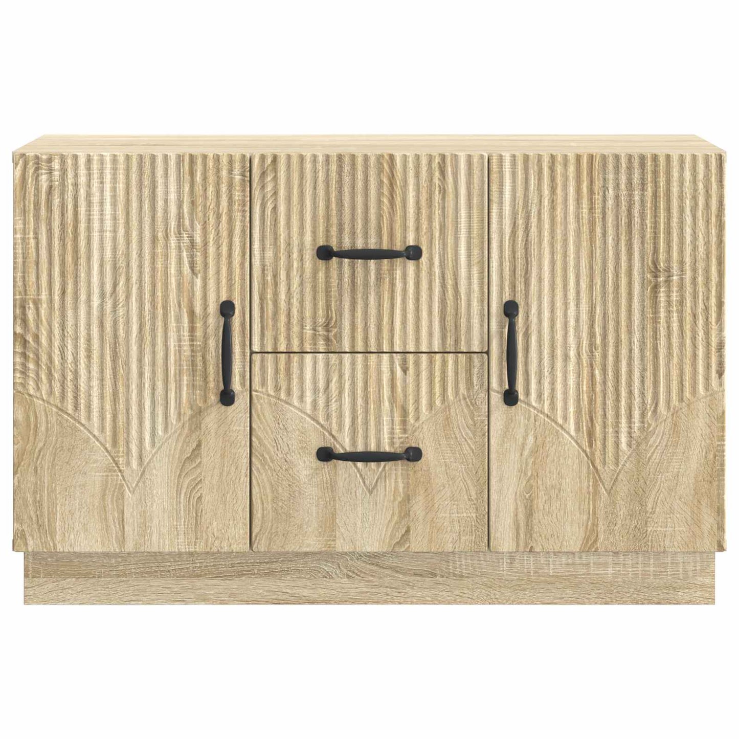 vidaXL Πλαϊνό γραφείο με συρτάρι Sonoma Δρυς 89 x 34,5 x 57 εκ.