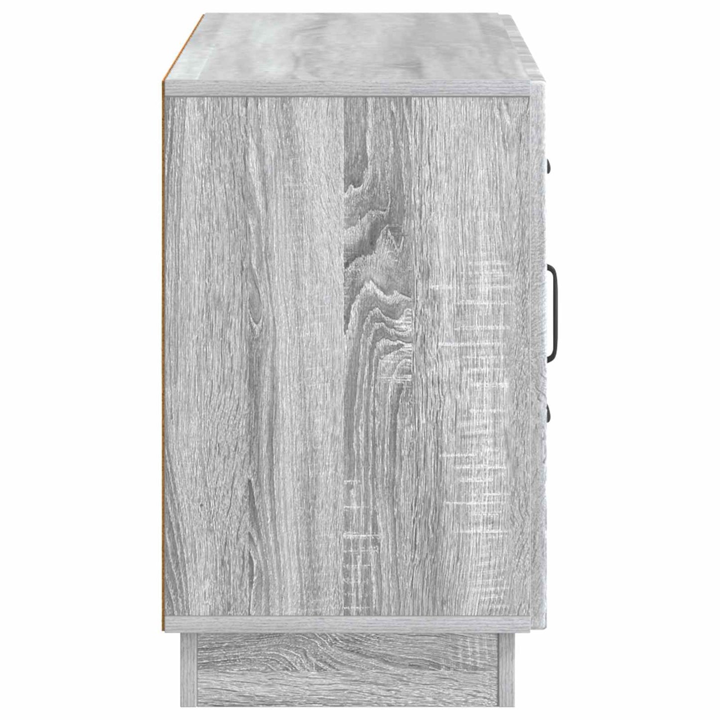 vidaXL Πλαϊνό γραφείο με συρτάρι Γκρι Sonoma 89 x 34,5 x 57 εκ.