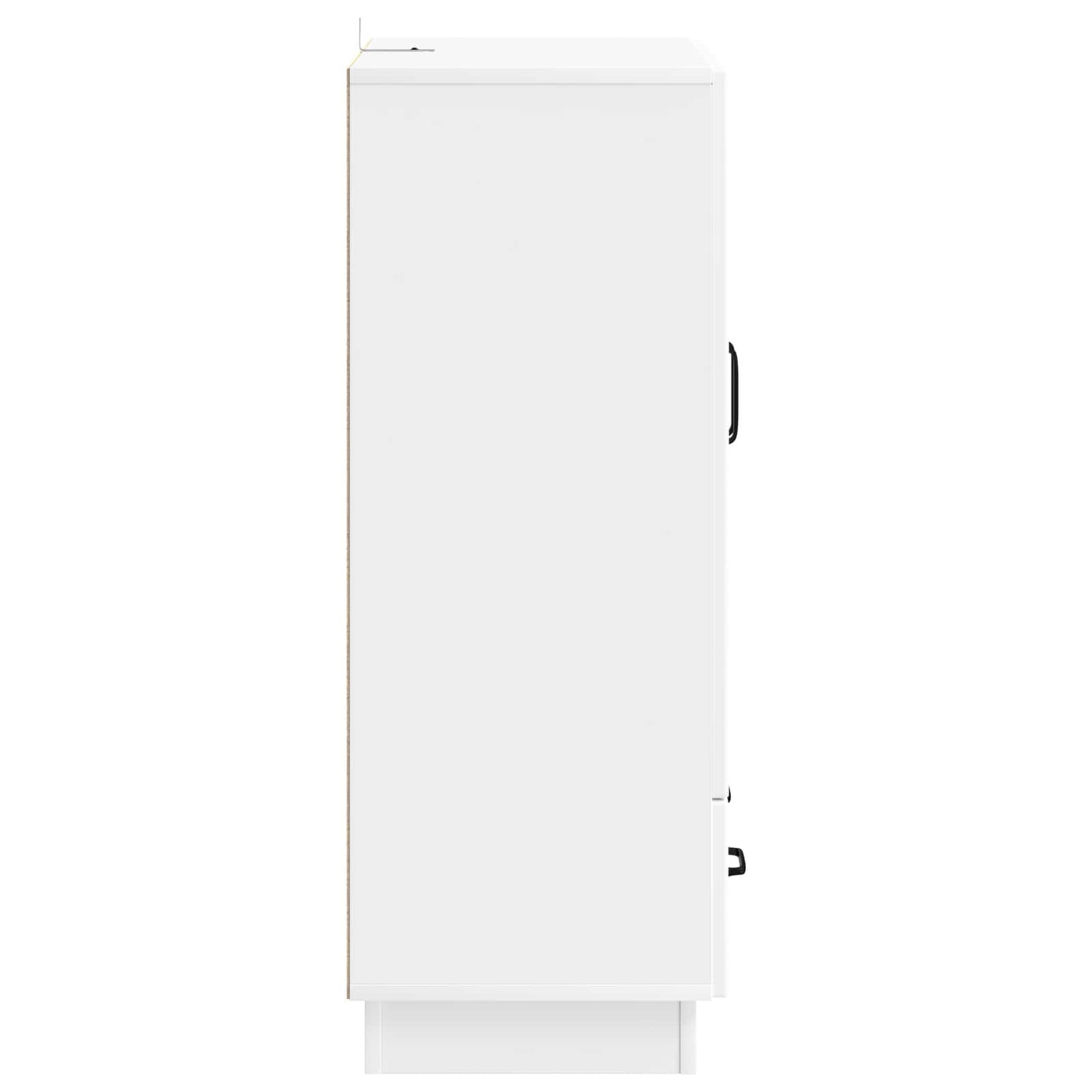 vidaXL Πλαϊνό γραφείο Λευκό 66 x 34,5 x 92 εκ. Επεξεργασμένο Ξύλο