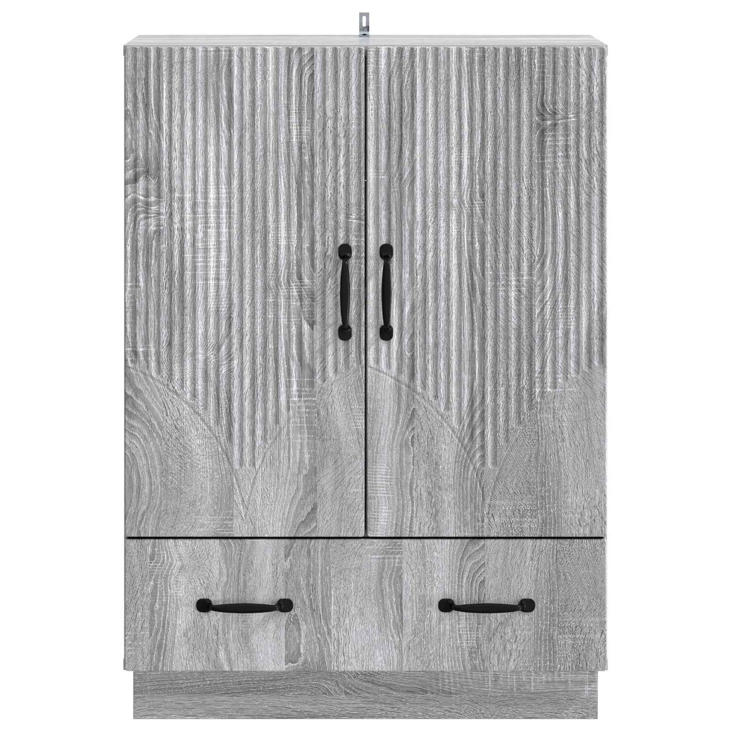 vidaXL Πλαϊνό γραφείο με συρτάρι Γκρι Sonoma 66 x 34,5 x 92 εκ.