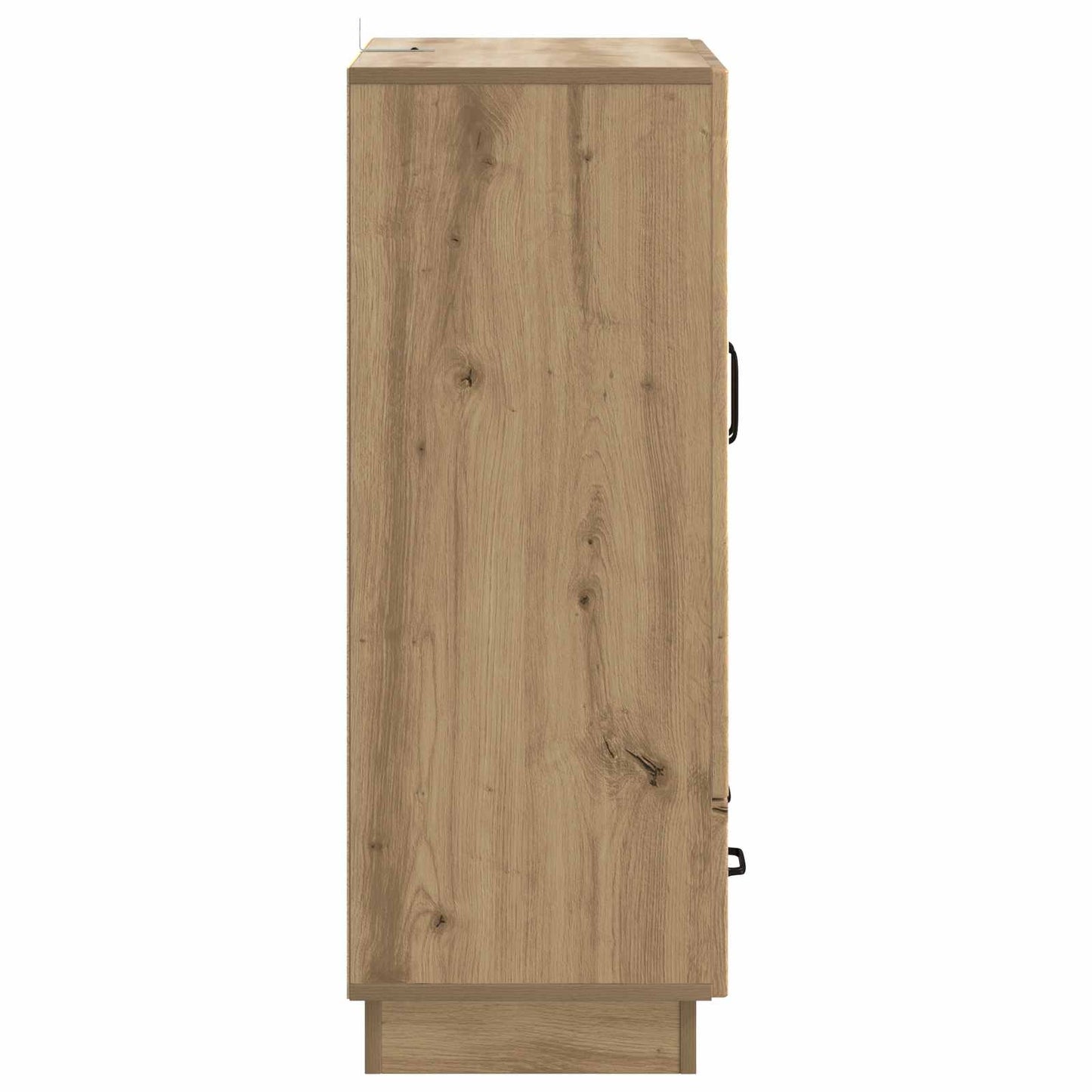 vidaXL Πλαϊνό γραφείο με συρτάρι Artisan Δρυς 66 x 34,5 x 92 εκ.