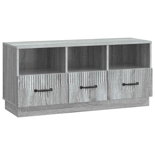 vidaXL Ντουλάπι TV Γκρι Sonoma 102 x 34,5 x 47 εκ Επεξεργασμένο Ξύλο