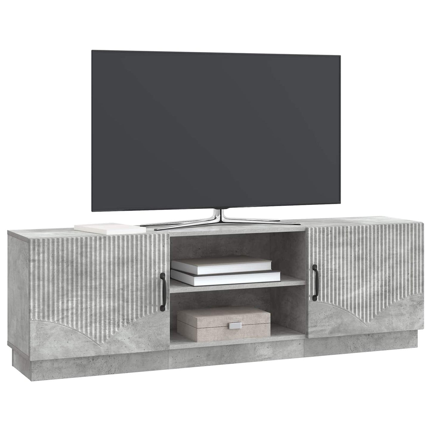 vidaXL Ντουλάπι TV Γκρι Σκυροδέματος 150 x 31 x 47 εκ