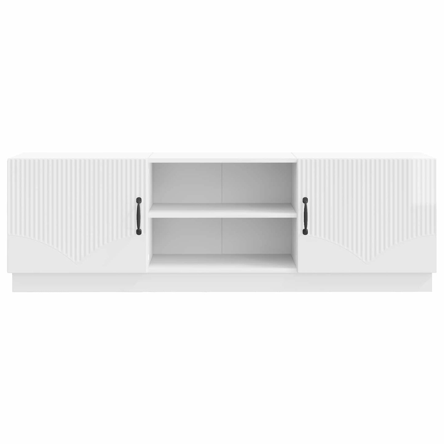 vidaXL Ντουλάπι TV Γυαλιστερό Λευκό 150 x 31 x 47 εκ