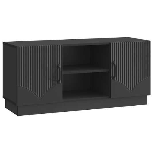 vidaXL Ντουλάπι TV Μαύρο 102 x 34,5 x 47 εκ Επεξεργασμένο Ξύλο