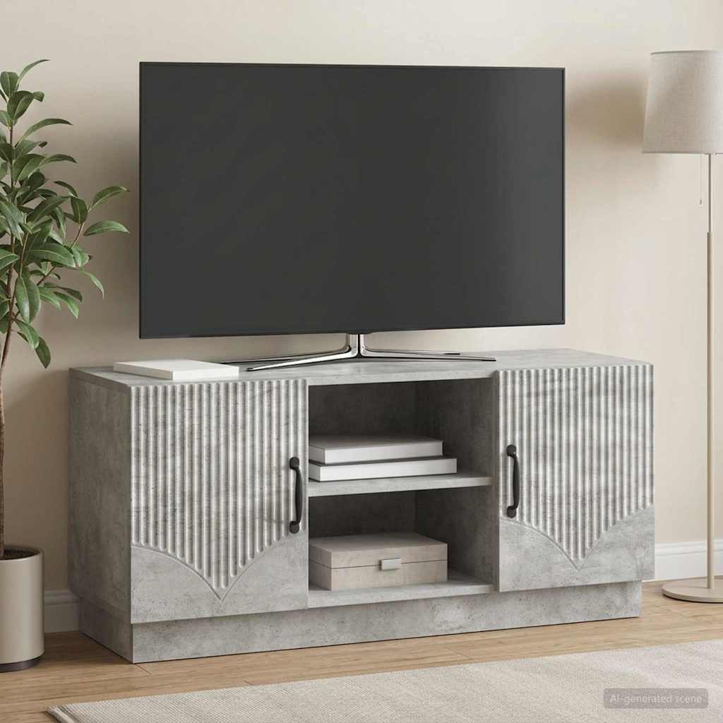 vidaXL Ντουλάπι TV Γκρι Σκυροδέματος 102 x 34,5 x 47 εκ