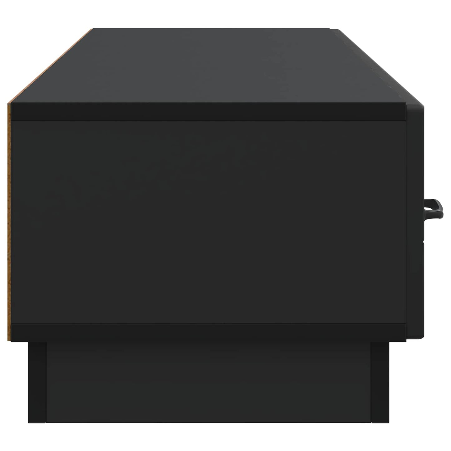 vidaXL Ντουλάπι TV Μαύρο 147 x 34,5 x 27 εκ Επεξεργασμένο Ξύλο