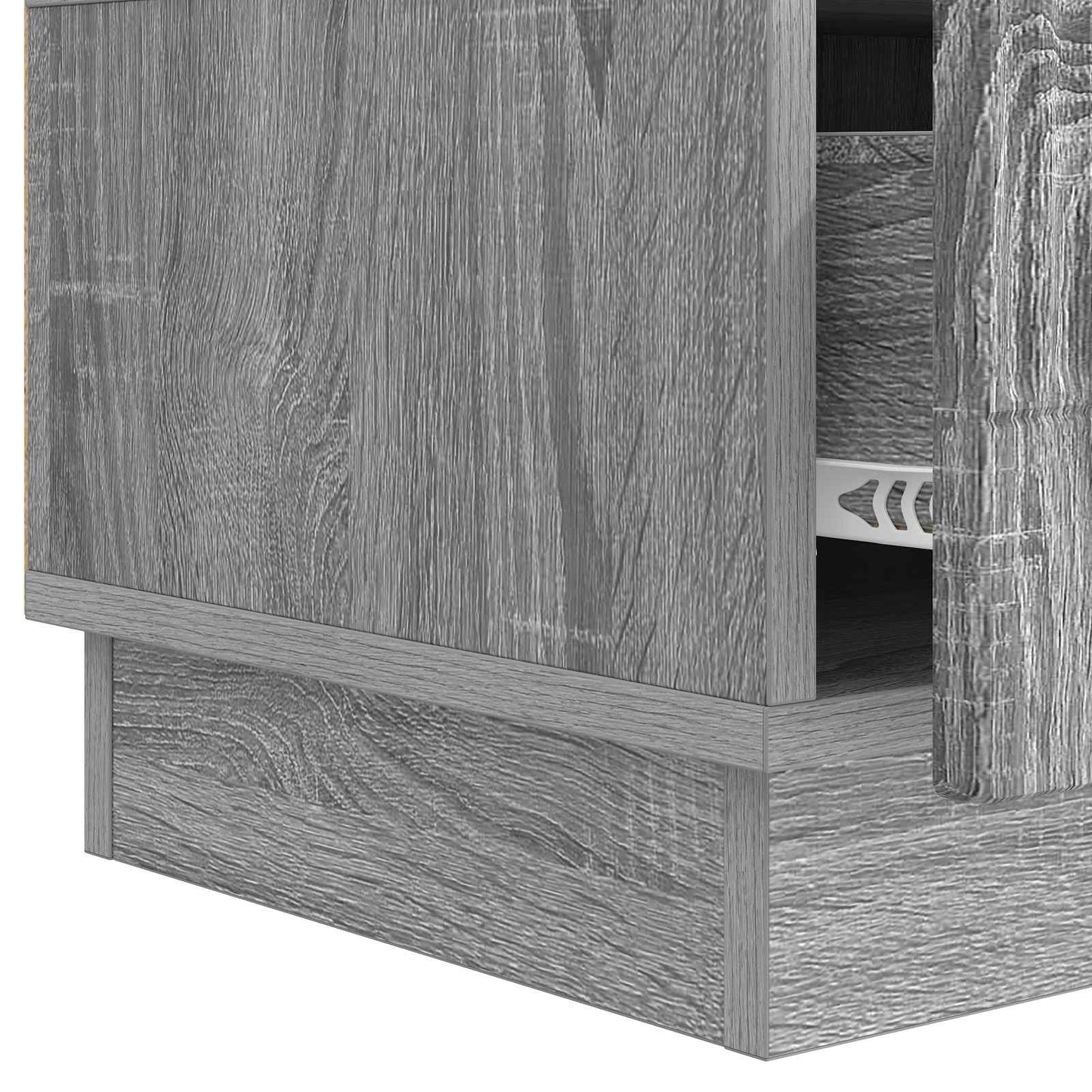 vidaXL Ντουλάπι TV Γκρι Sonoma 147 x 34,5 x 27 εκ Επεξεργασμένο Ξύλο