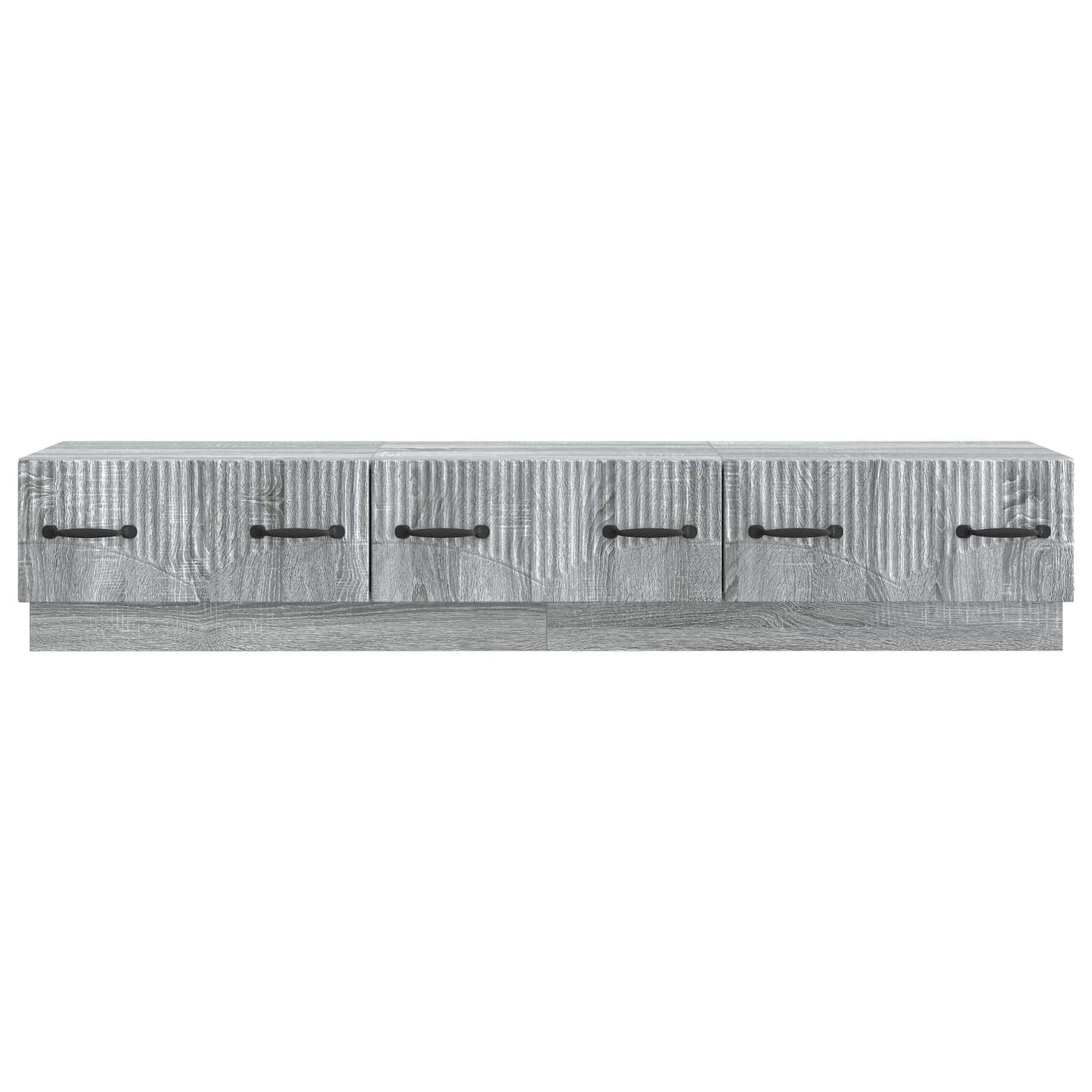 vidaXL Ντουλάπι TV Γκρι Sonoma 147 x 34,5 x 27 εκ Επεξεργασμένο Ξύλο
