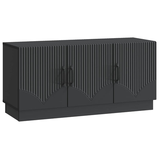 vidaXL Ντουλάπι TV Μαύρο 99 x 34,5 x 47 εκ Επεξεργασμένο Ξύλο