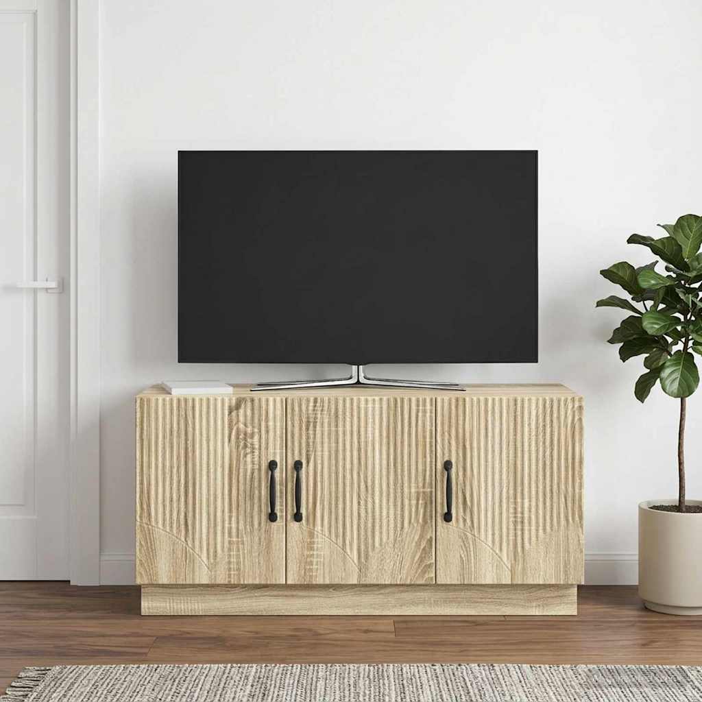 vidaXL Ντουλάπι TV Sonoma Δρυς 99 x 34,5 x 47 εκ Επεξεργασμένο Ξύλο