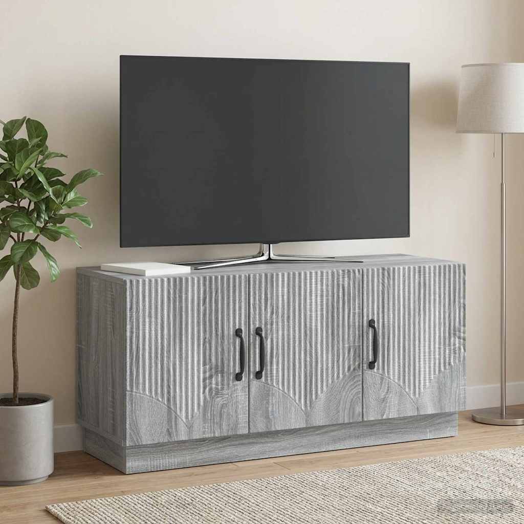 vidaXL Ντουλάπι TV Γκρι Sonoma 99 x 34,5 x 47 εκ Επεξεργασμένο Ξύλο