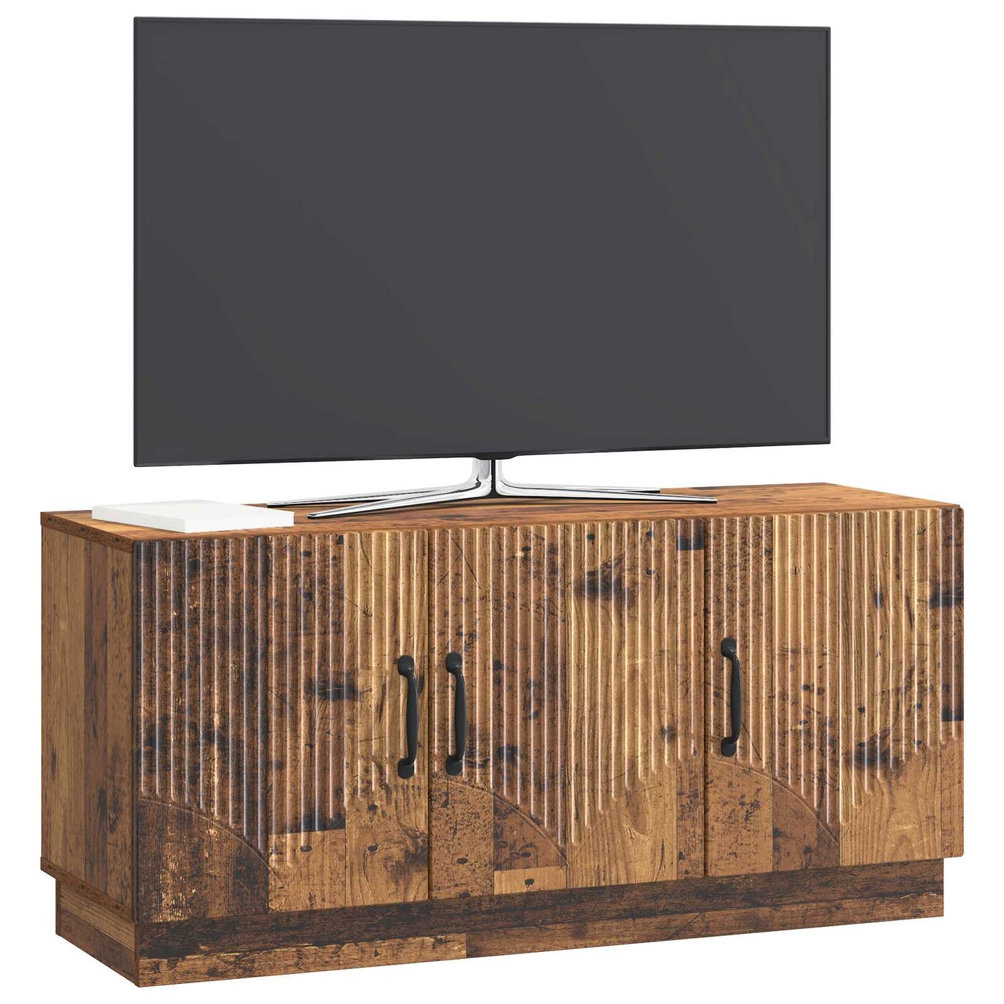 vidaXL Ντουλάπι TV Παλαιωμένο ξύλο 99 x 34,5 x 47 εκ
