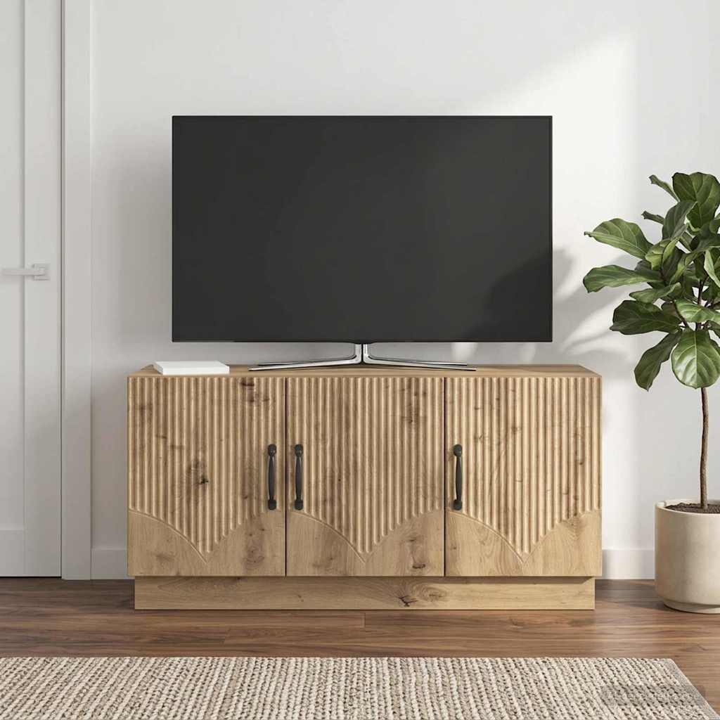 vidaXL Ντουλάπι TV 99 x 34,5 x 47 εκ Artisan Δρυς Επεξεργασμένο Ξύλο