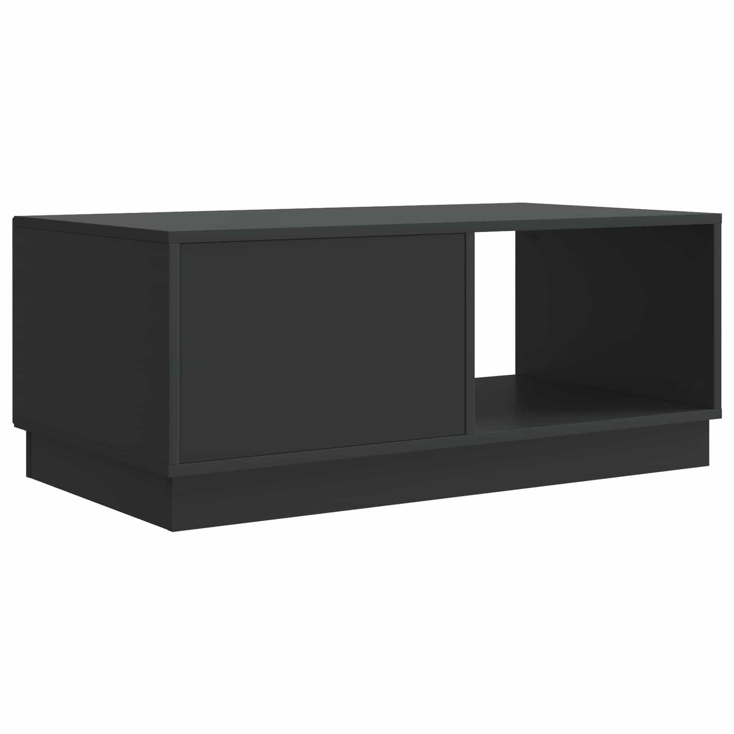 vidaXL Τραπεζάκι σαλονιού Μαύρο 90 x 50 x 37 εκ Επεξεργασμένο Ξύλο