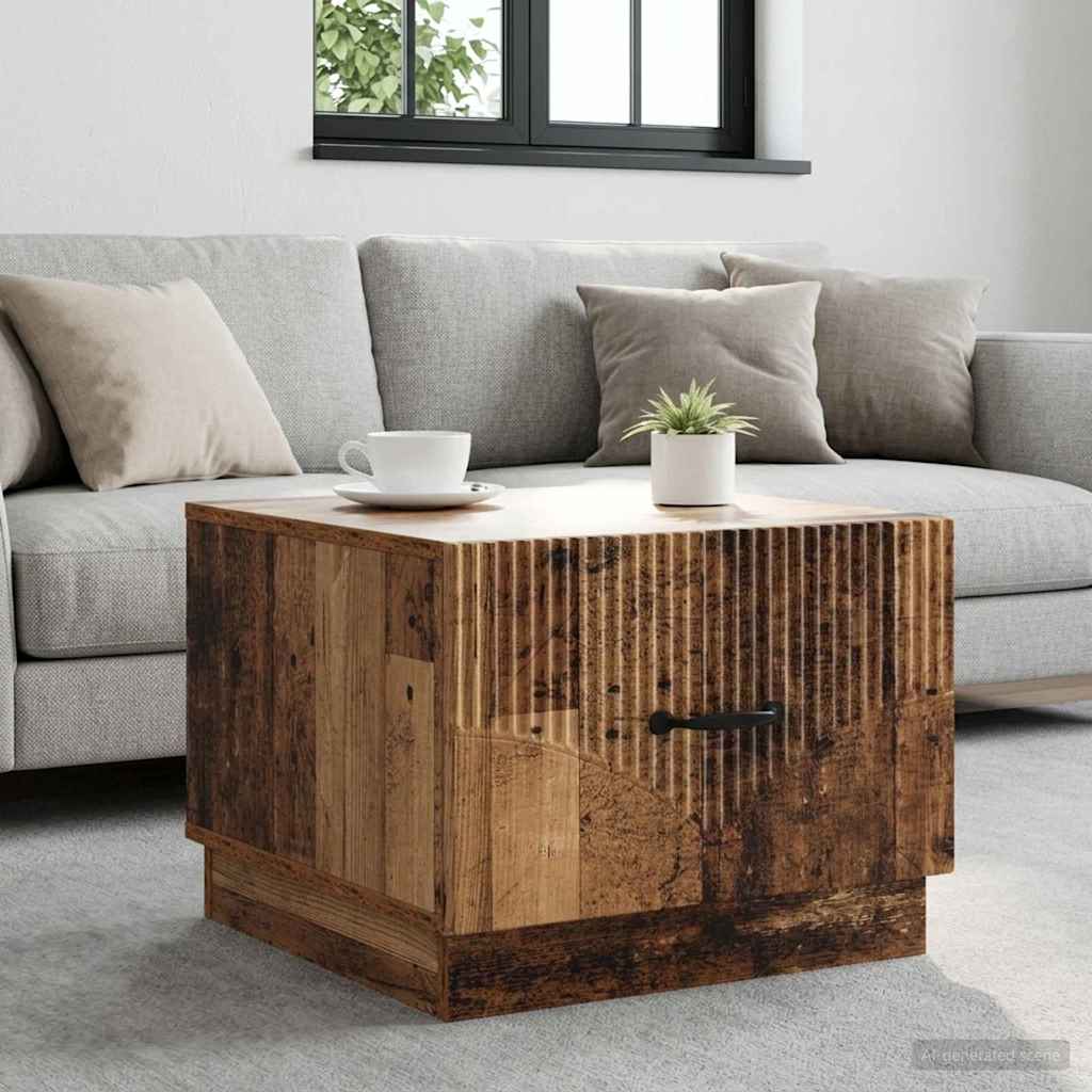 vidaXL Τραπεζάκι σαλονιού Παλαιωμένο ξύλο 49 x 50 x 37 εκ.